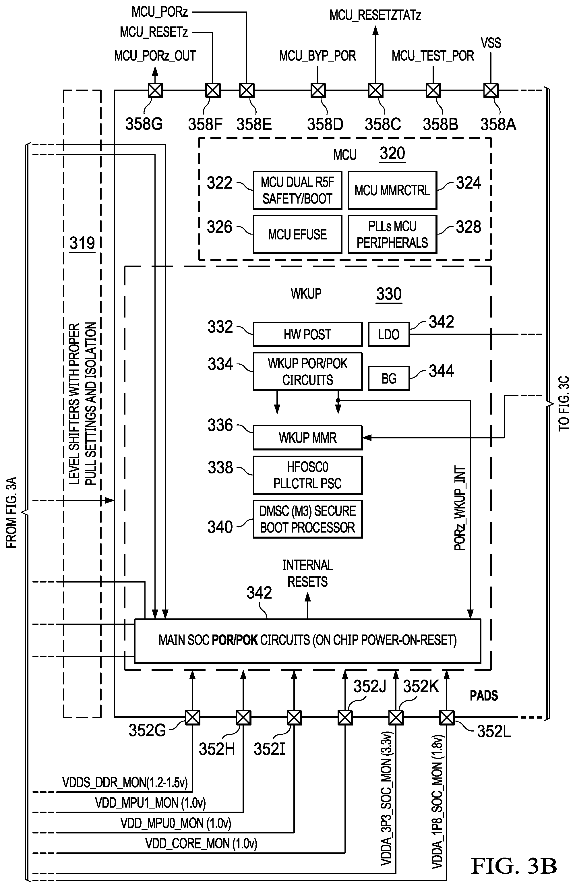 Patent US12158836 Figure 3 – Integrated circuit with state machine for pre-boot self-tests