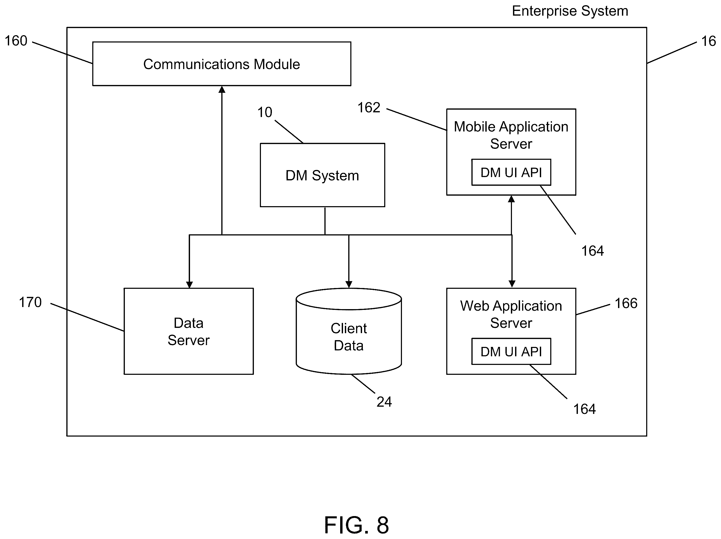 Patent US12158909 Figure 8 – System and method for managing document metadata
