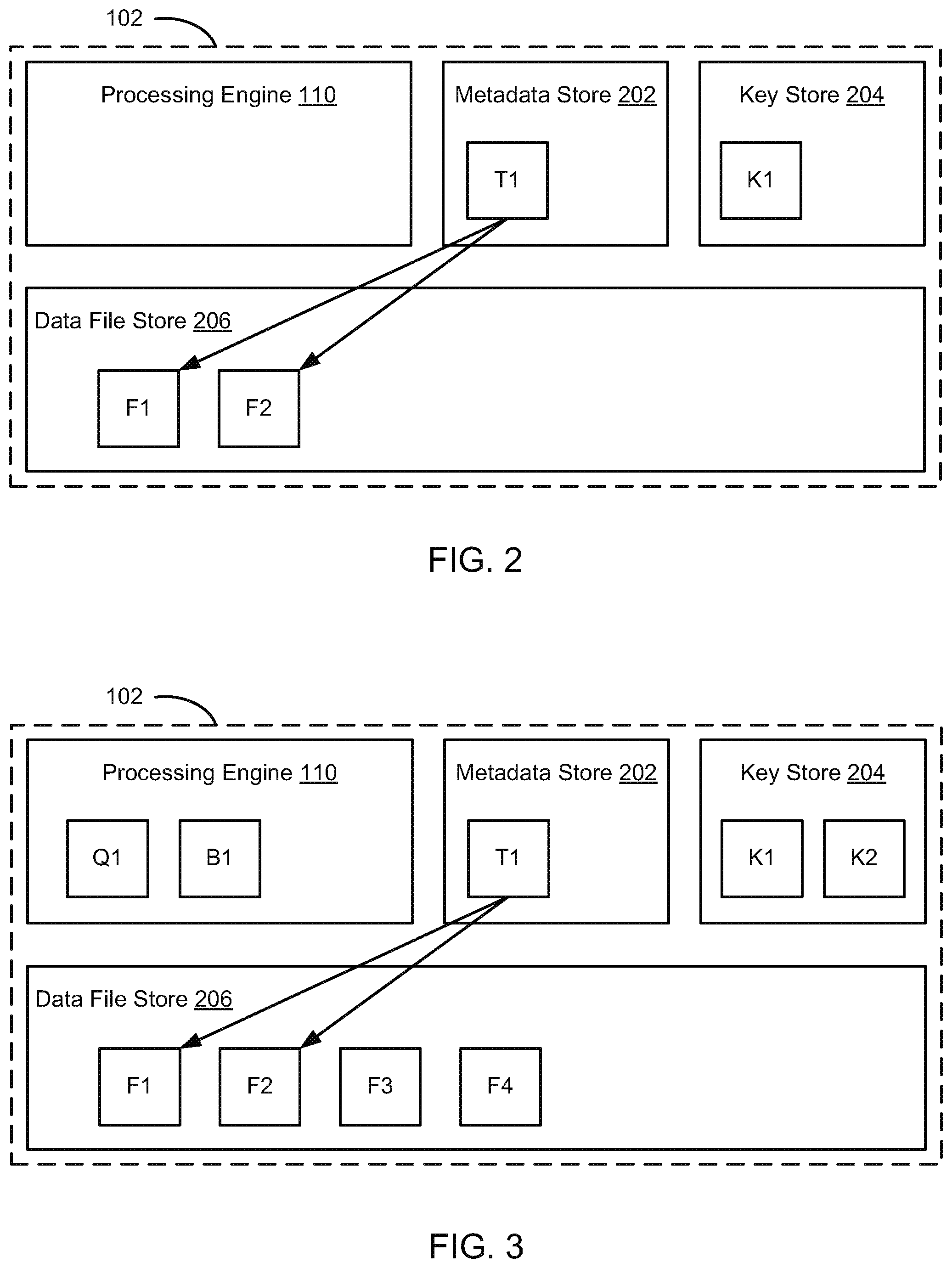 Patent US12158970 Figure 2 – Directing queries to encrypted database files