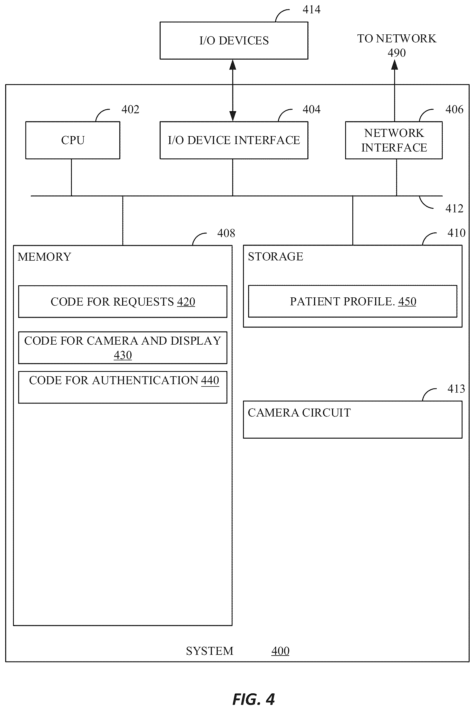 Patent US12158971 Figure 4 – Dynamic patient health information sharing