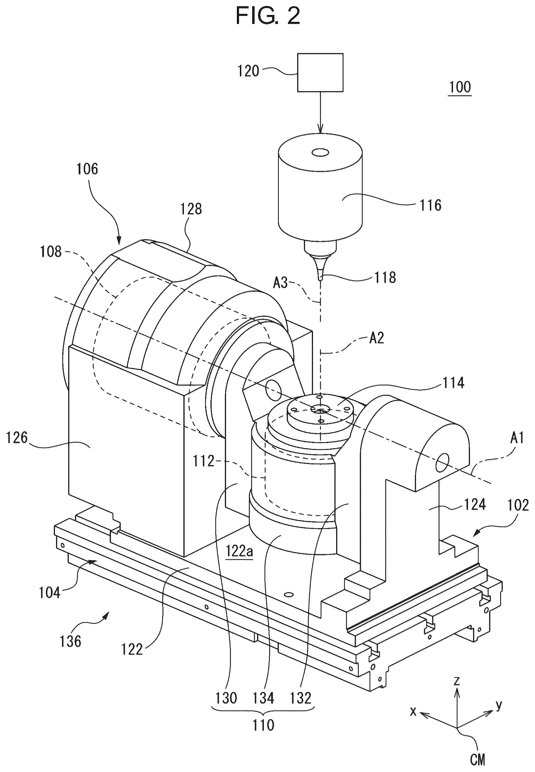 Patent US12165078 Figure 2 – Machine learning apparatus, control device, machining system, and machine learning method for learning correction amount of workpiece model