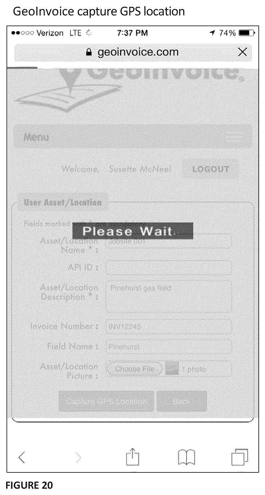 Patent US12165121 Figure 20 – Location based system and method for calculating sales and use tax