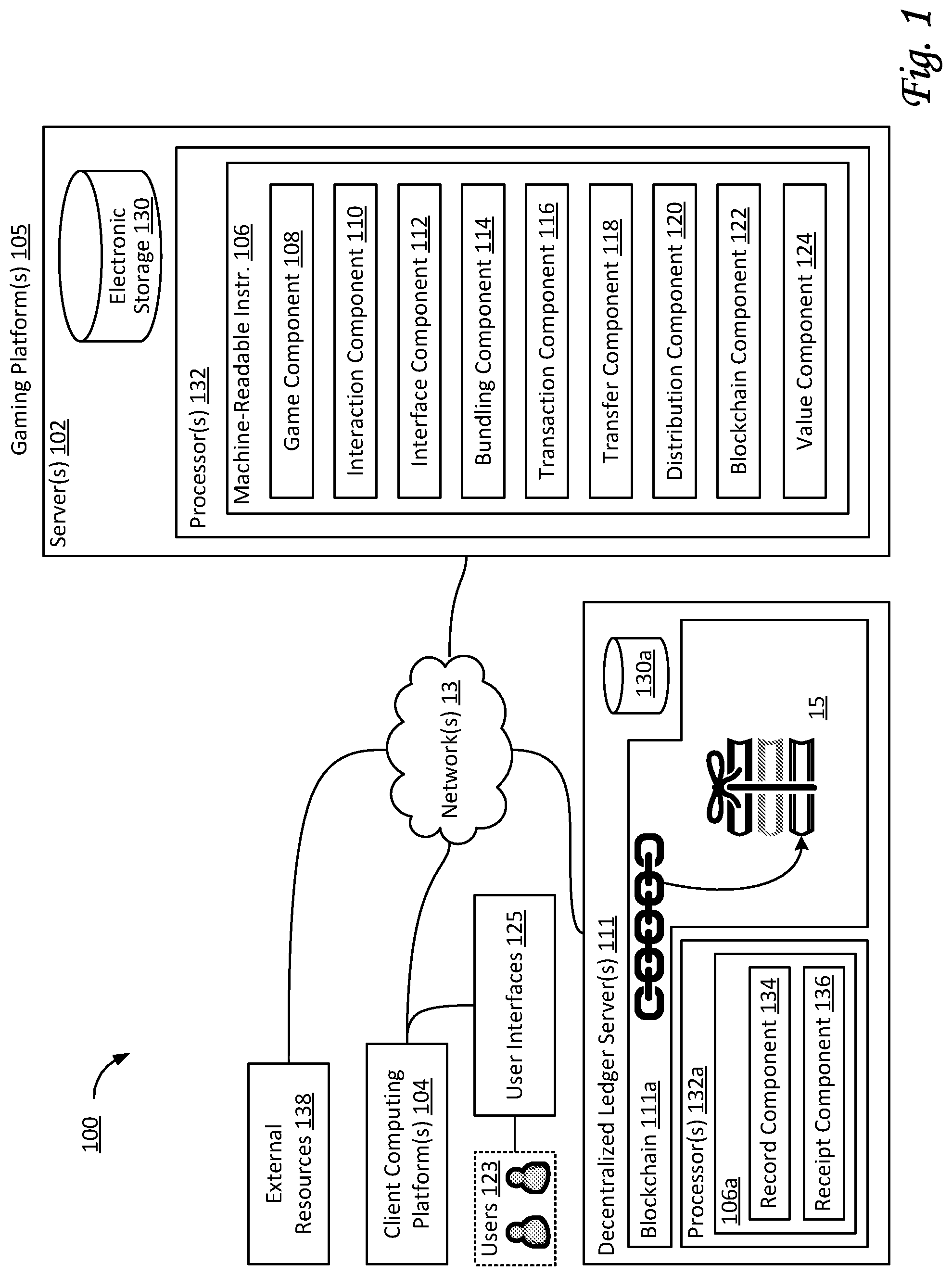 Patent US12165187 Figure 1 – Systems and methods to support custom bundling of virtual items within an online game