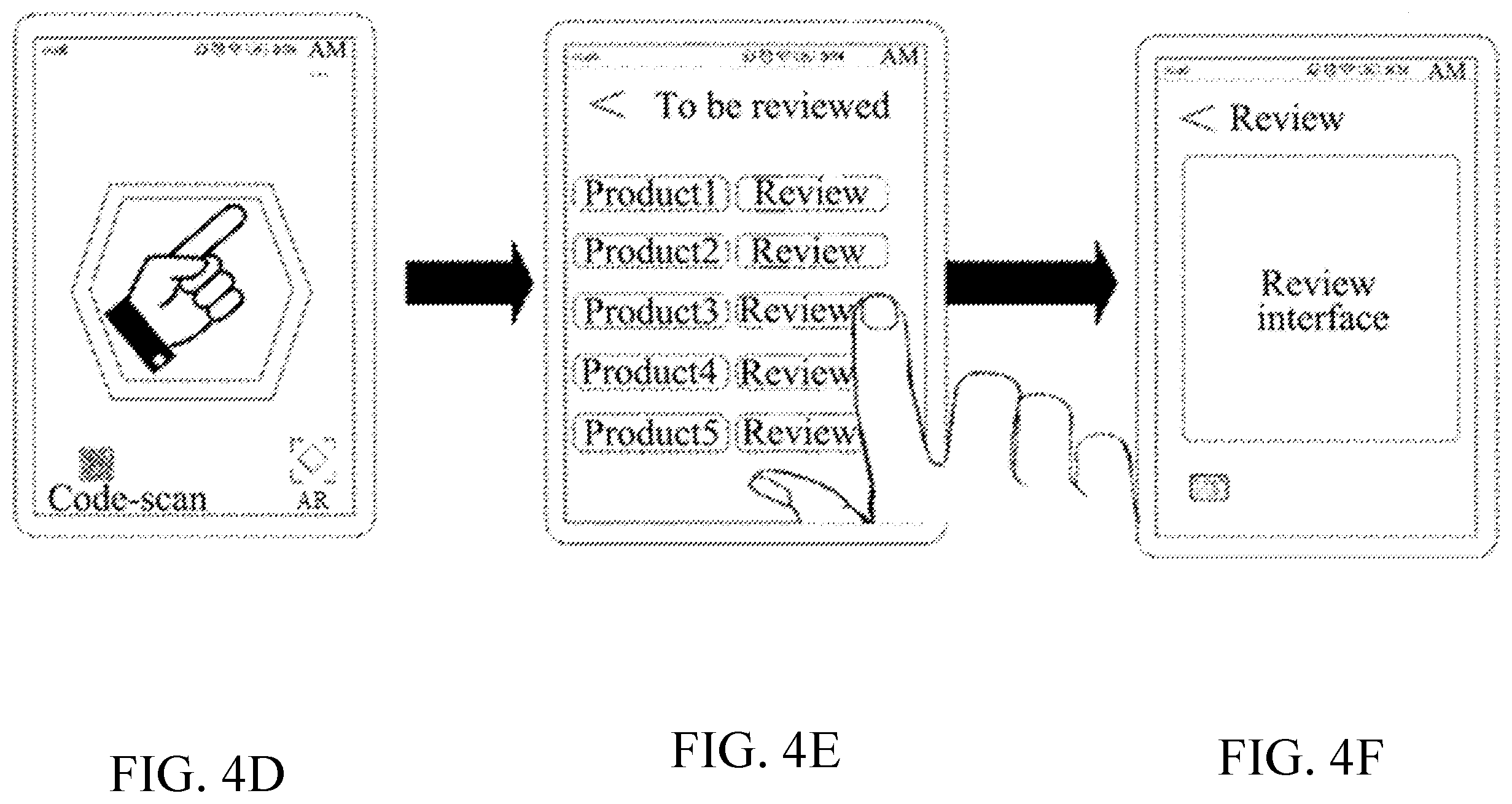 Patent US12165194 Figure 5 – Method and apparatus for entering review interface