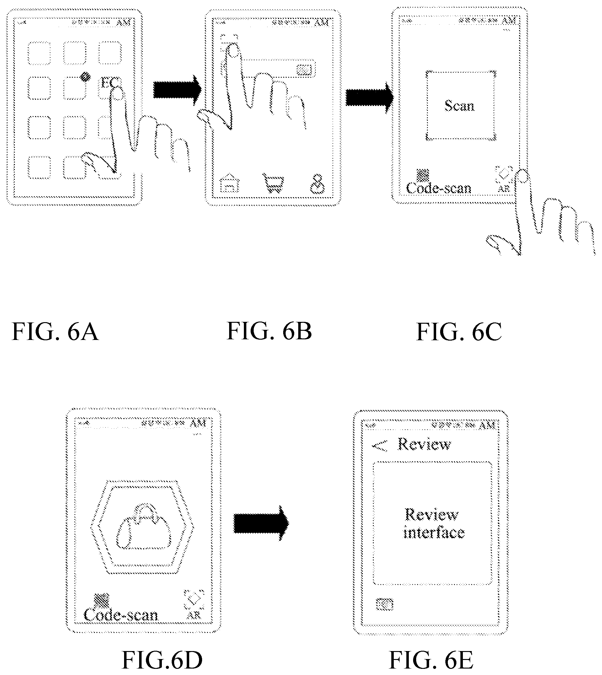Patent US12165194 Figure 7 – Method and apparatus for entering review interface