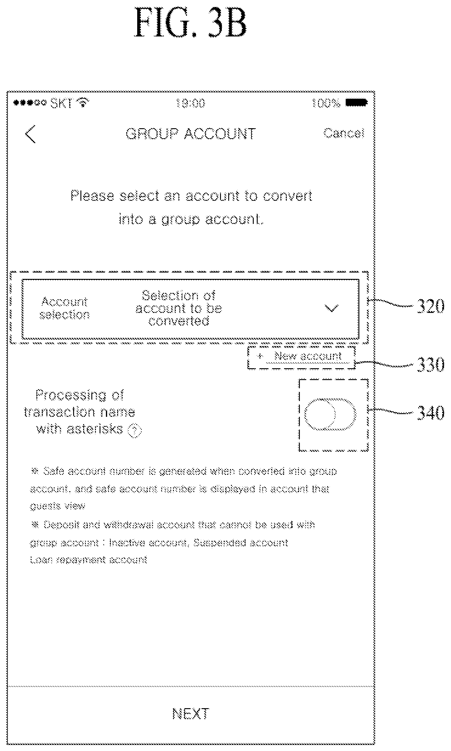 Patent US12165199 Figure 4 – Group account service providing server and method