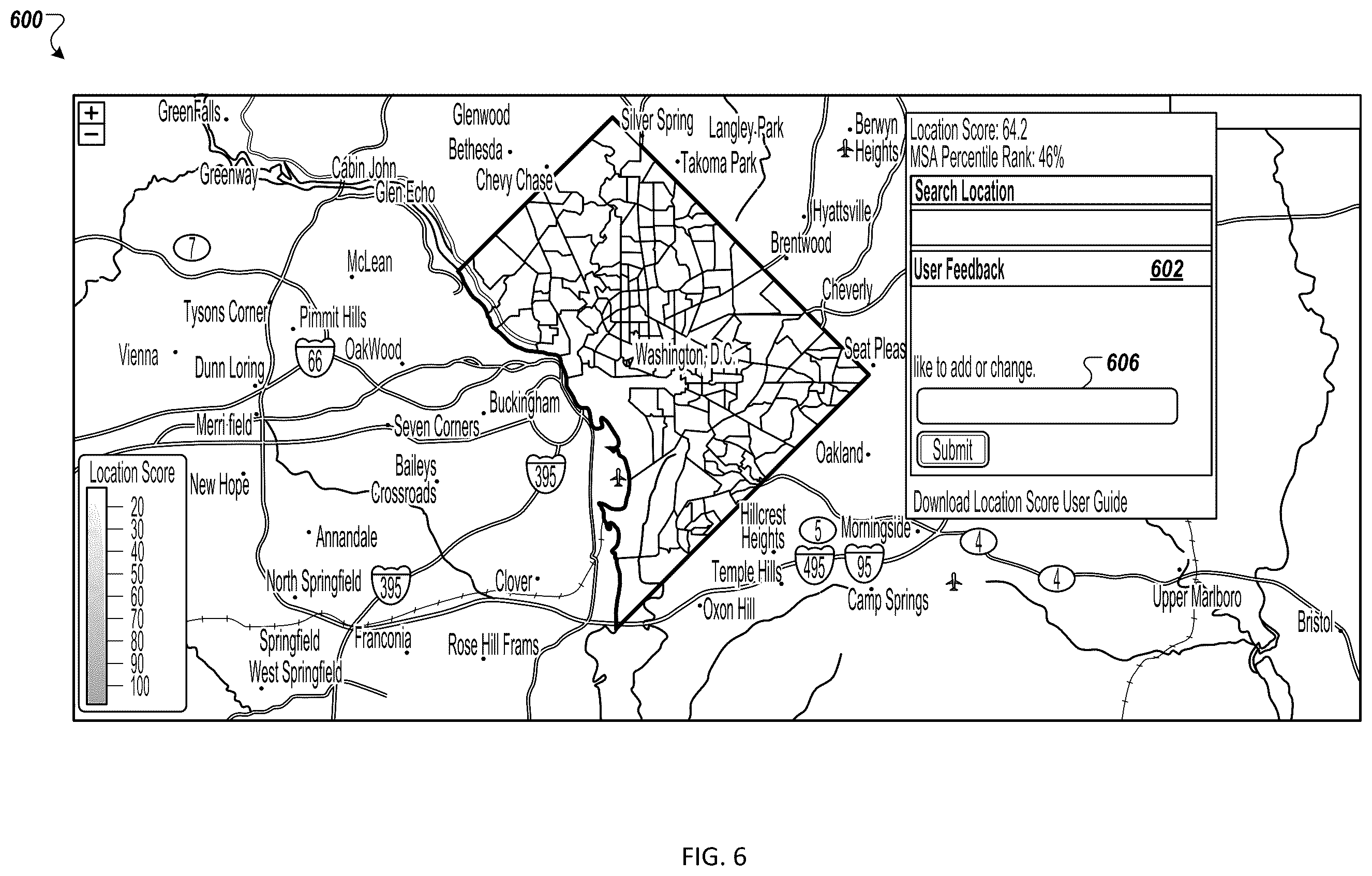 Patent US12165228 Figure 6 – Systems and methods of generating feature sets for entity evaluation
