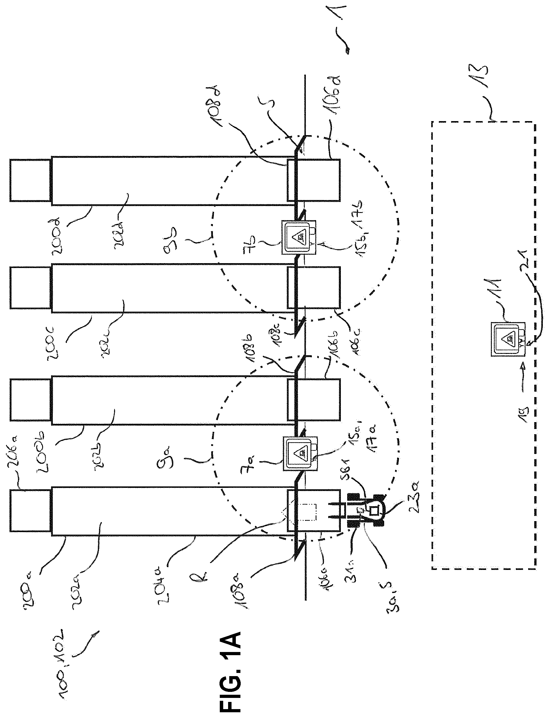 Patent US12165234 Figure 1 – Process for securing a logistics area