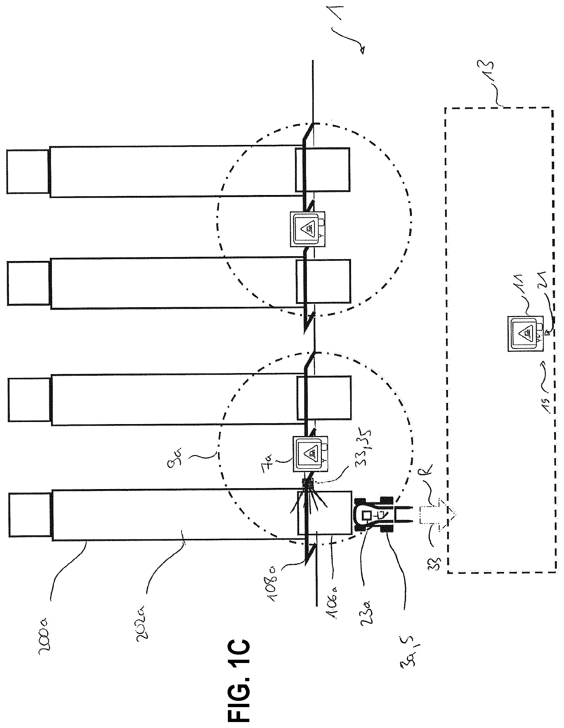 Patent US12165234 Figure 3 – Process for securing a logistics area