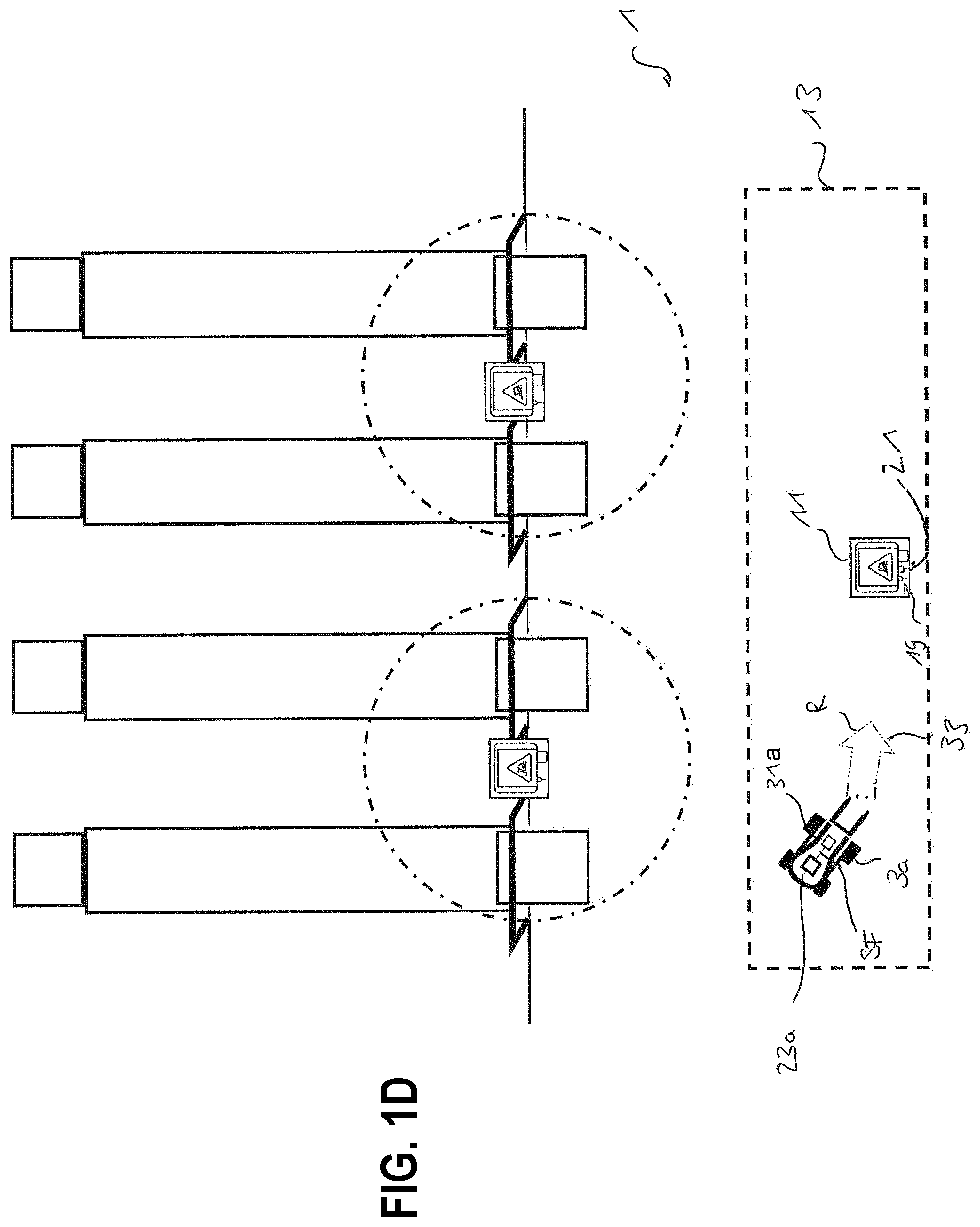 Patent US12165234 Figure 4 – Process for securing a logistics area