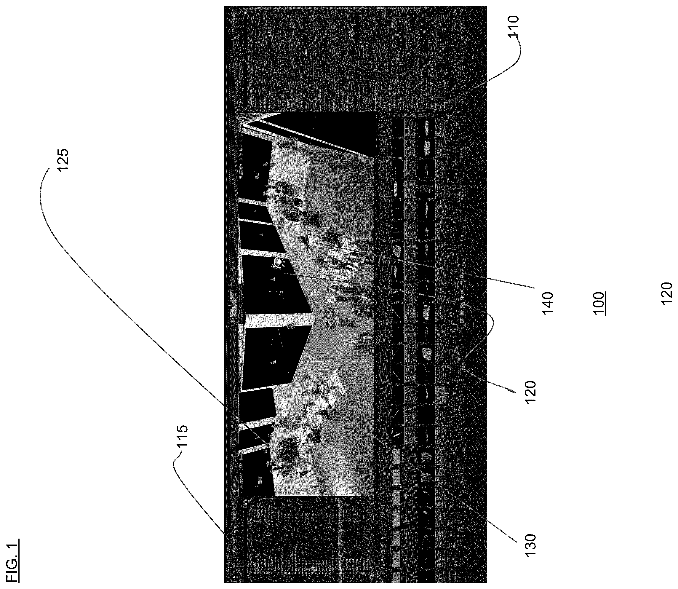 Patent US12165263 Figure 1 – Web browser derived content including real-time visualizations in a three-dimensional gaming environment