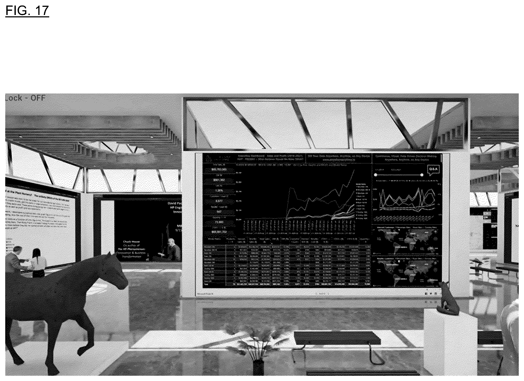Patent US12165263 Figure 17 – Web browser derived content including real-time visualizations in a three-dimensional gaming environment