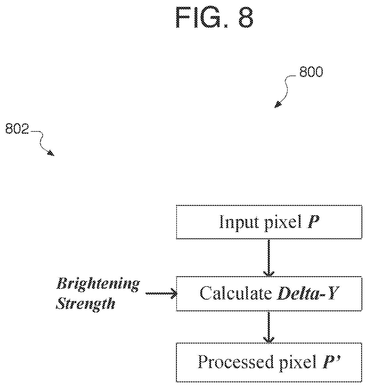 Patent US12165275 Figure 8 – Face augmentation in video