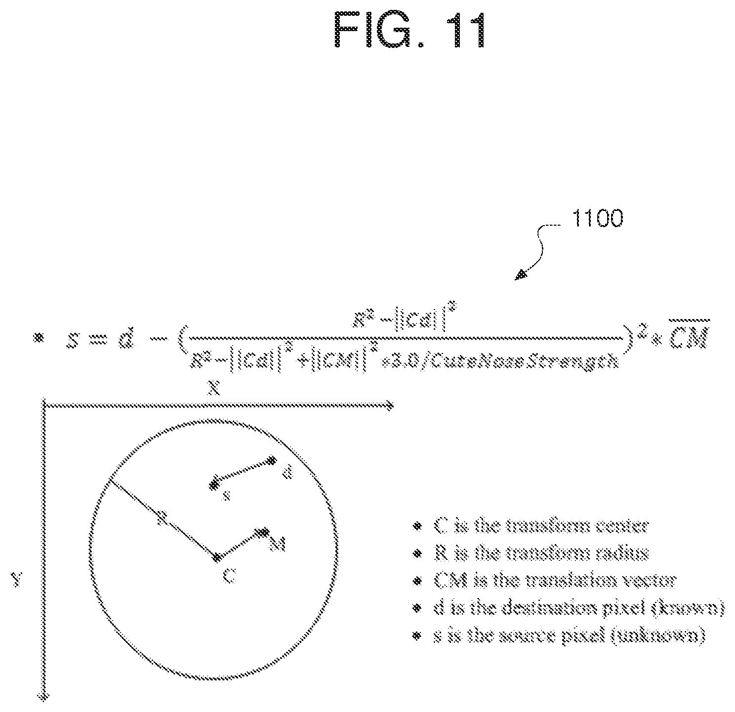 Patent US12165275 Figure 11 – Face augmentation in video