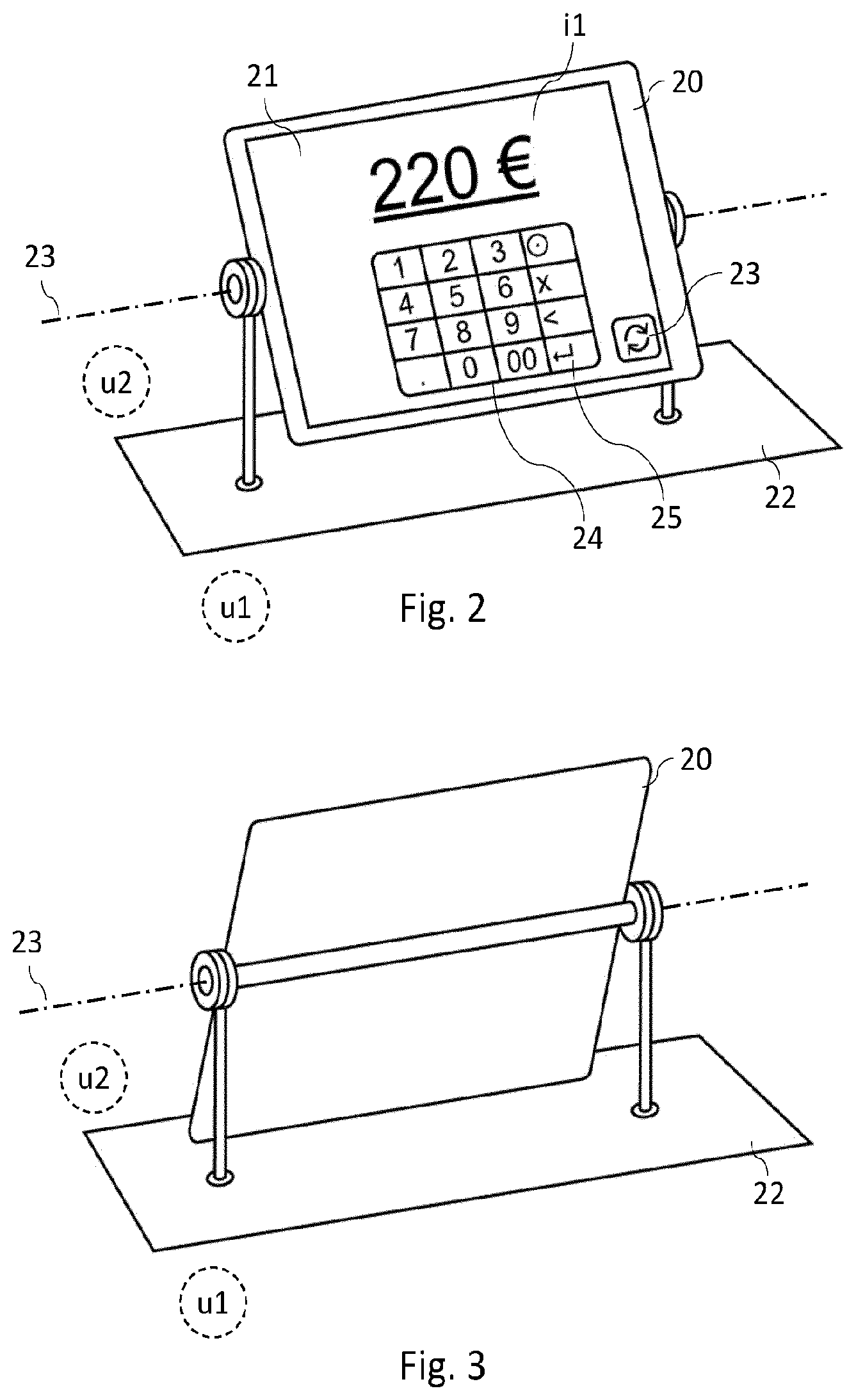 Patent US12165280 Figure 2 – Method for controlling the display of information on a screen of an electronic data-input device, corresponding device and computer program product