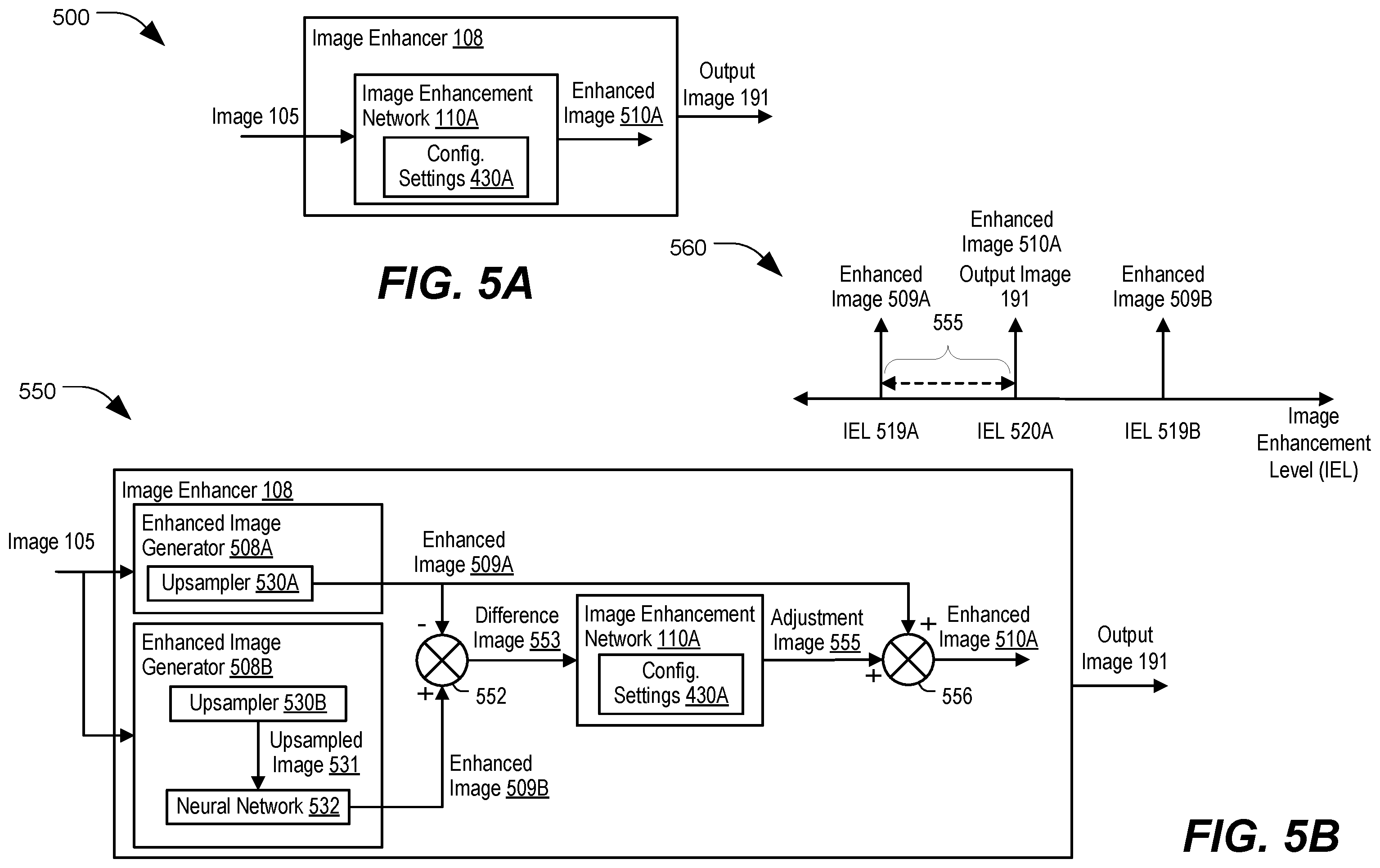 Patent US12165283 Figure 5 – Configurable image enhancement