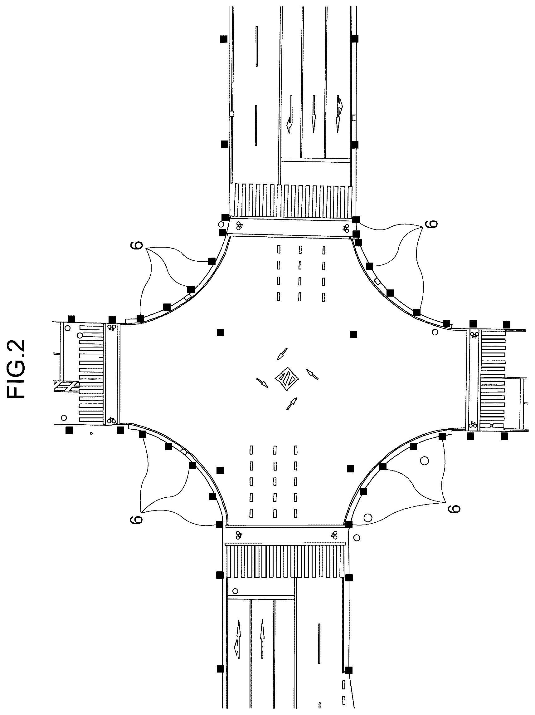 Patent US12165349 Figure 2 – Ortho-image creation system, ortho-image creation method, survey marker used therefor and road survey method