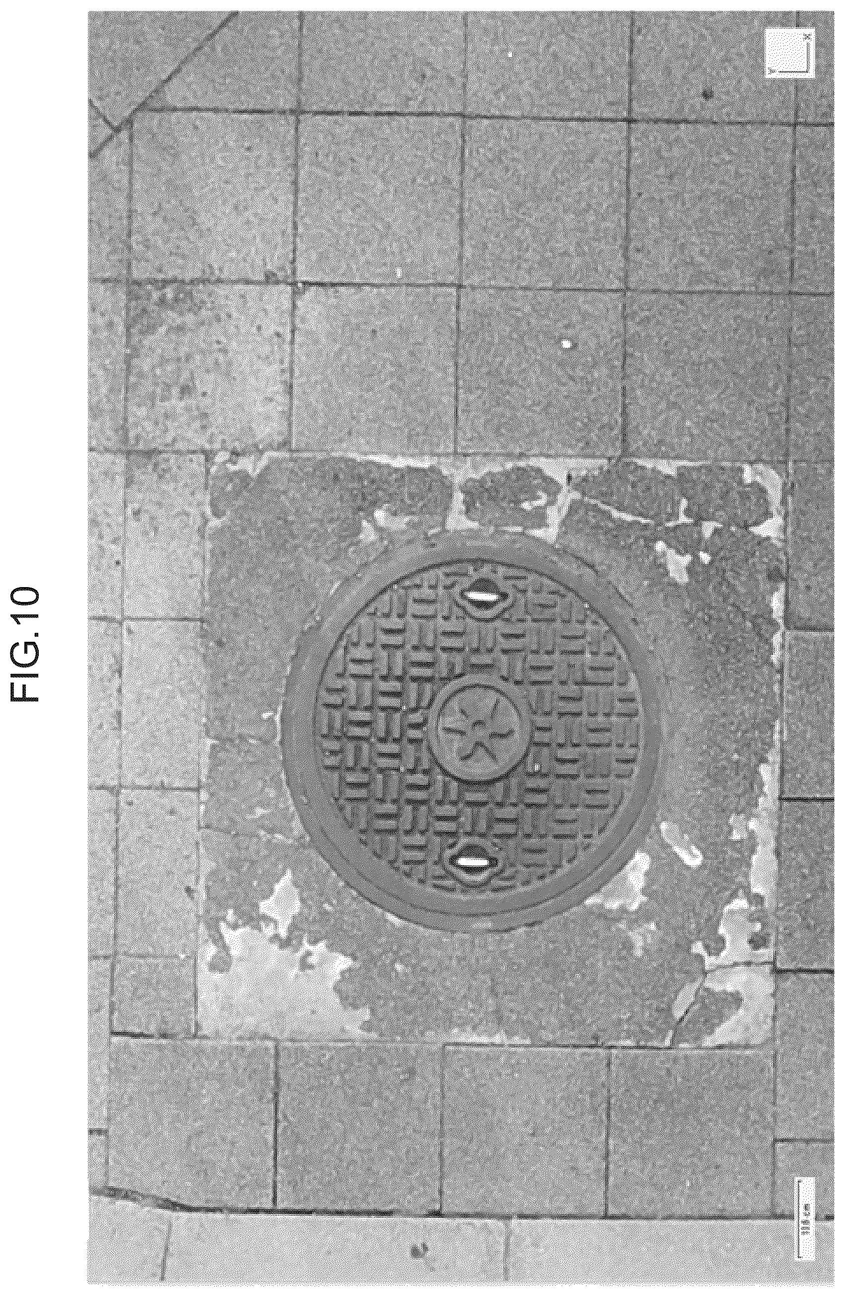 Patent US12165349 Figure 10 – Ortho-image creation system, ortho-image creation method, survey marker used therefor and road survey method