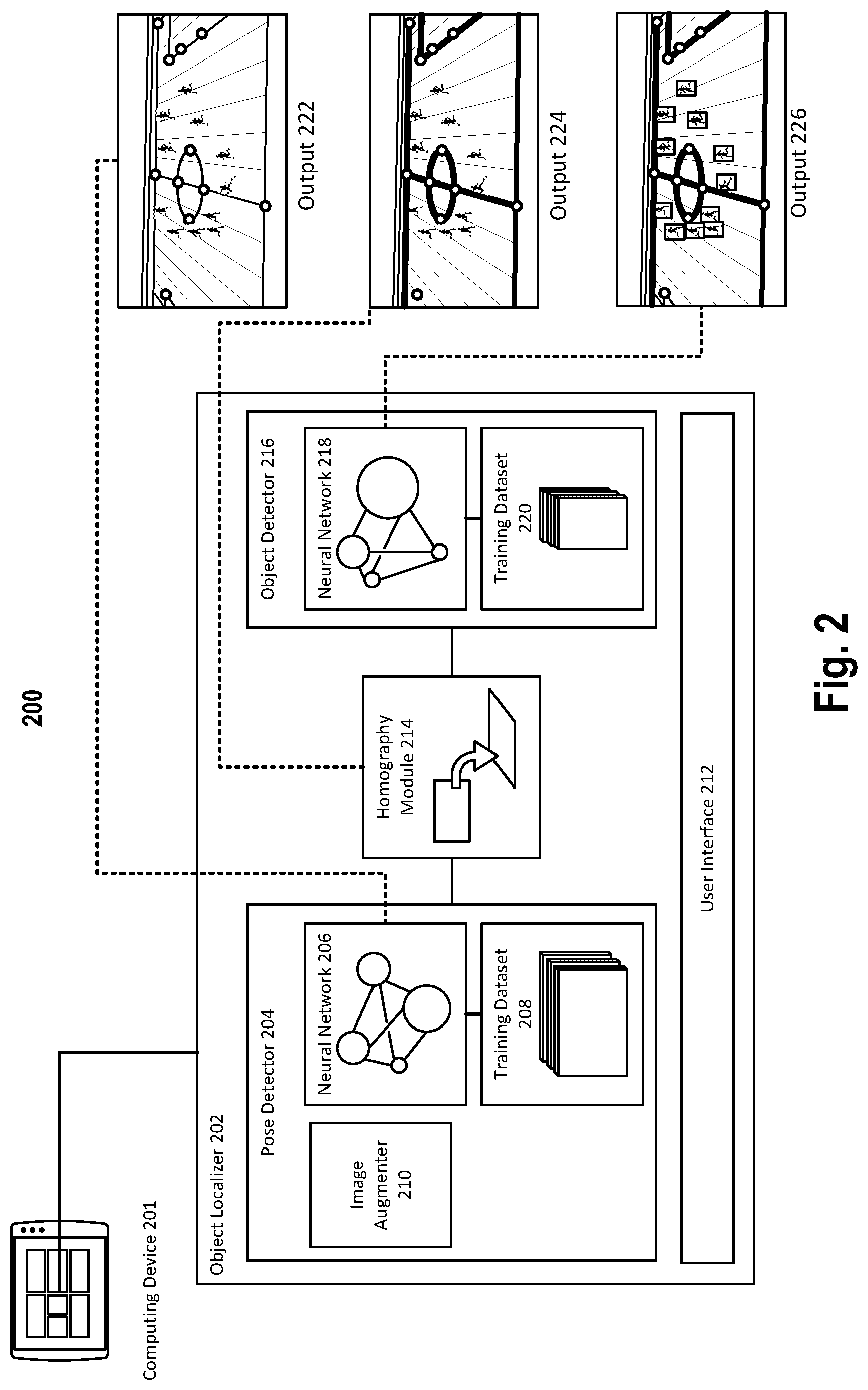 Patent US12165352 Figure 2 – Systems and methods for determining environment dimensions based on environment pose