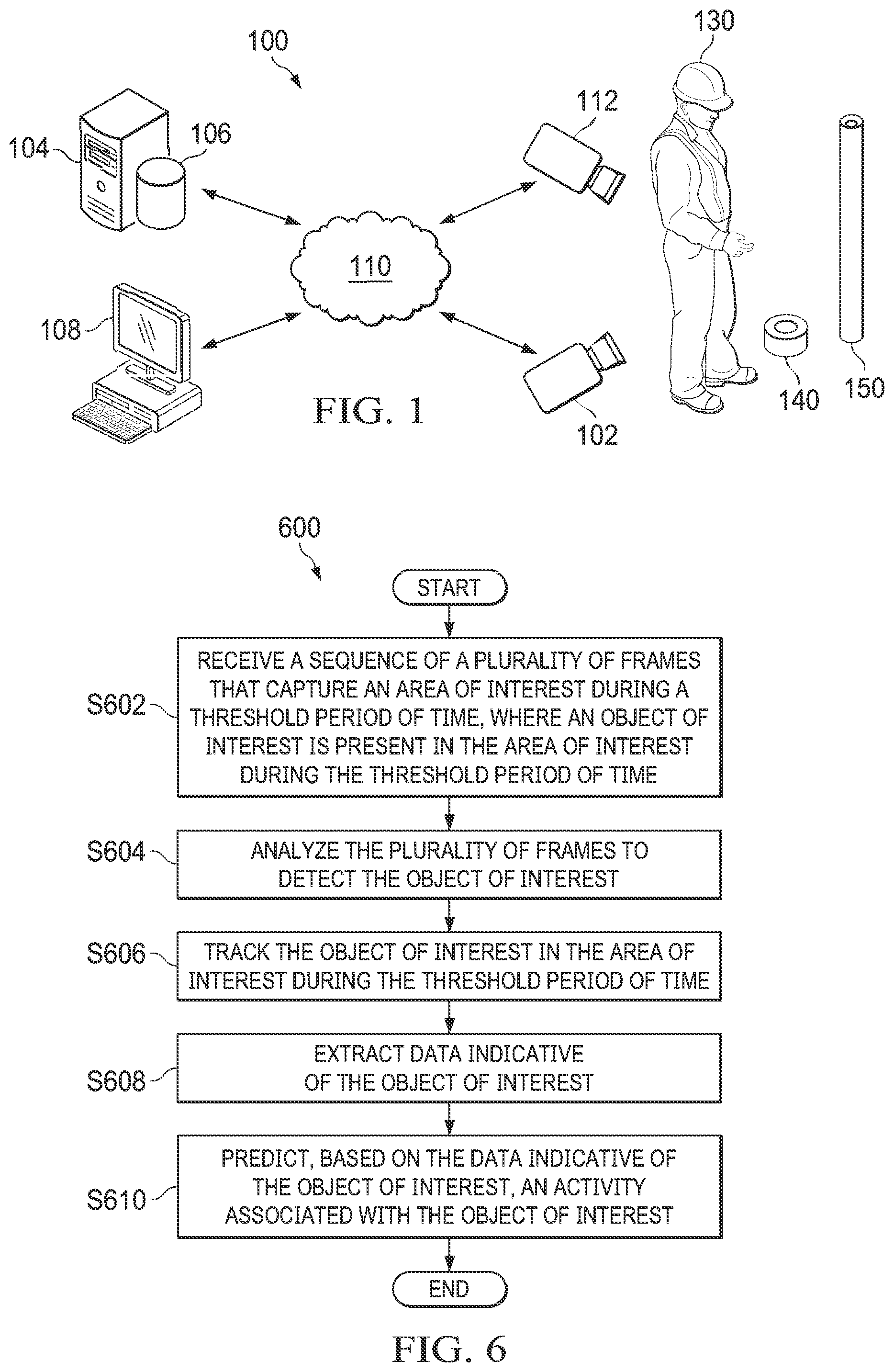 Patent US12165399 Figure 1 – Systems and methods to determine an activity associated with an object of interest