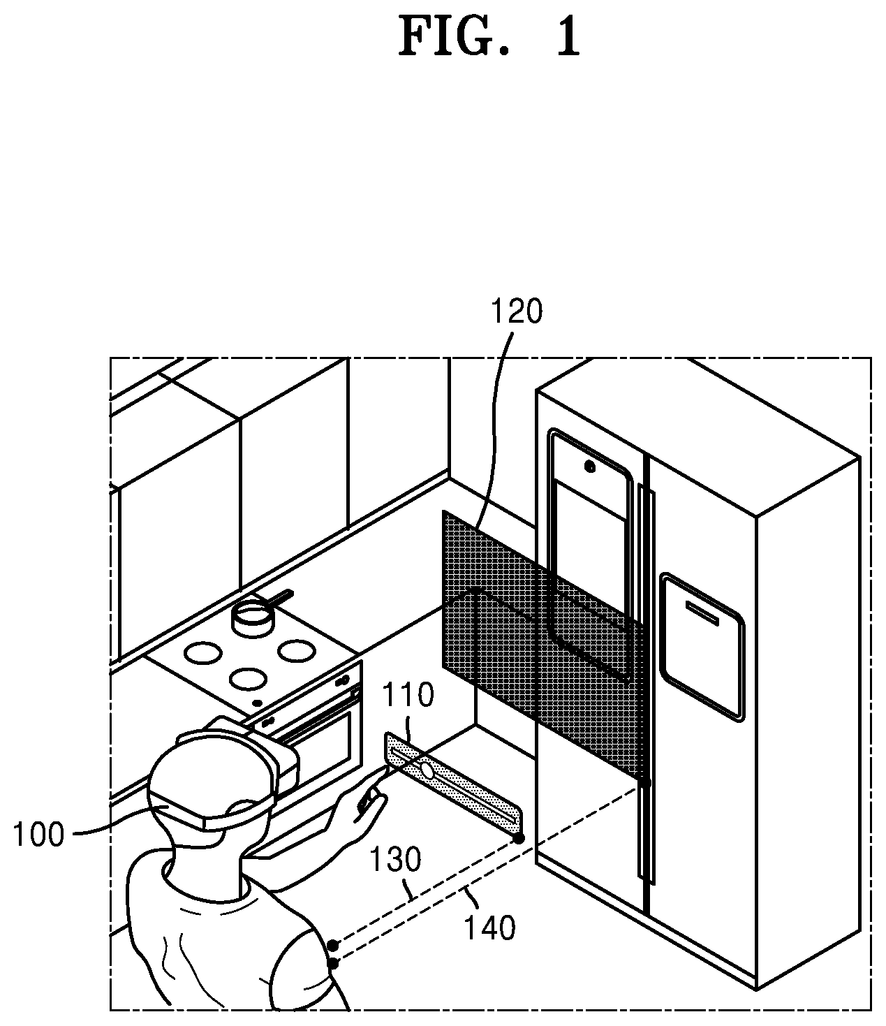 Patent US12165408 Figure 1 – Method of displaying content by augmented reality device and augmented reality device for displaying content