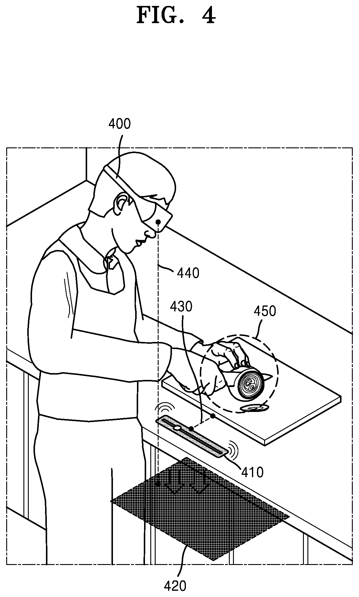 Patent US12165408 Figure 4 – Method of displaying content by augmented reality device and augmented reality device for displaying content