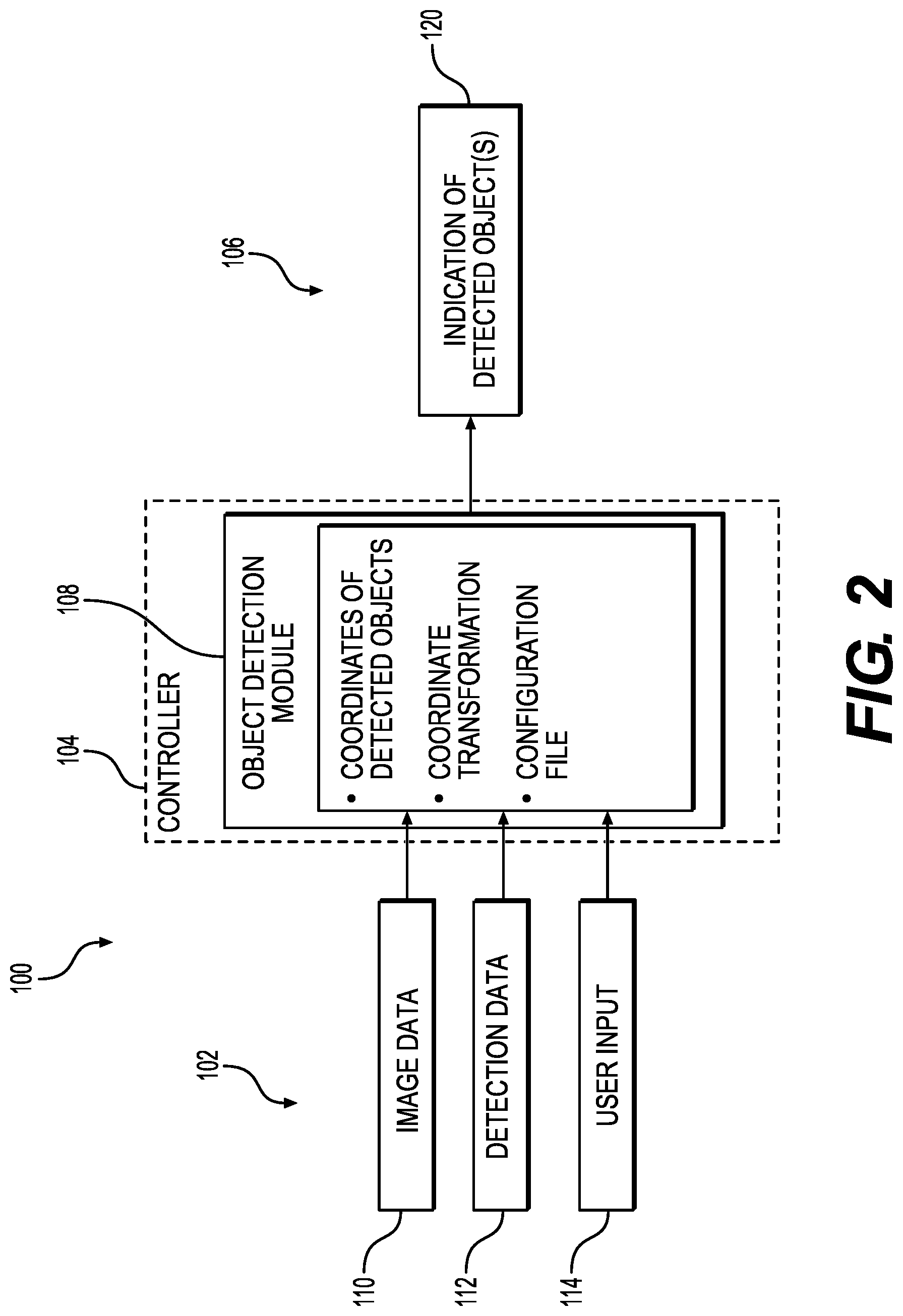 Patent US12165417 Figure 2 – Object detection vision system
