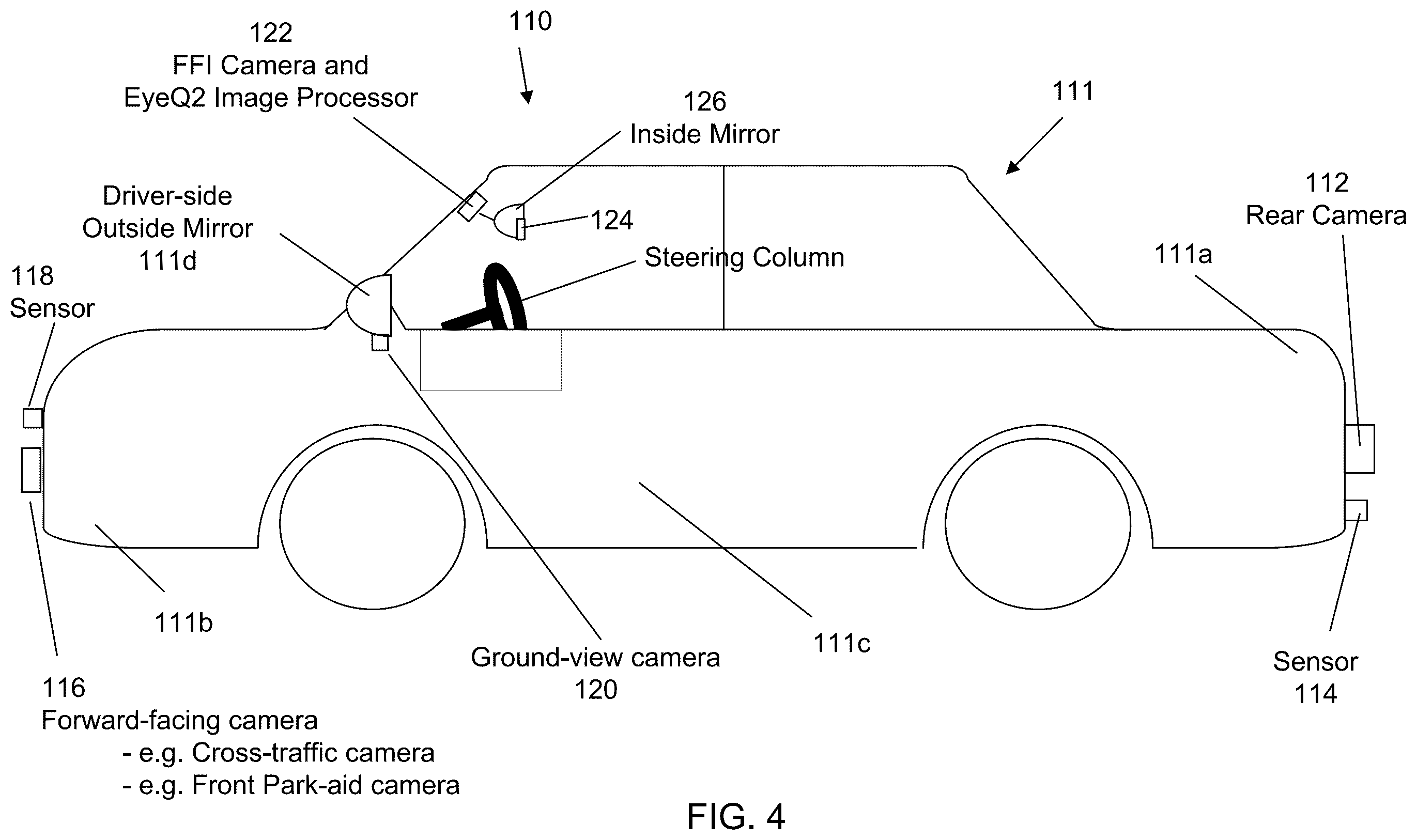 Patent US12165420 Figure 4 – Vehicular control system