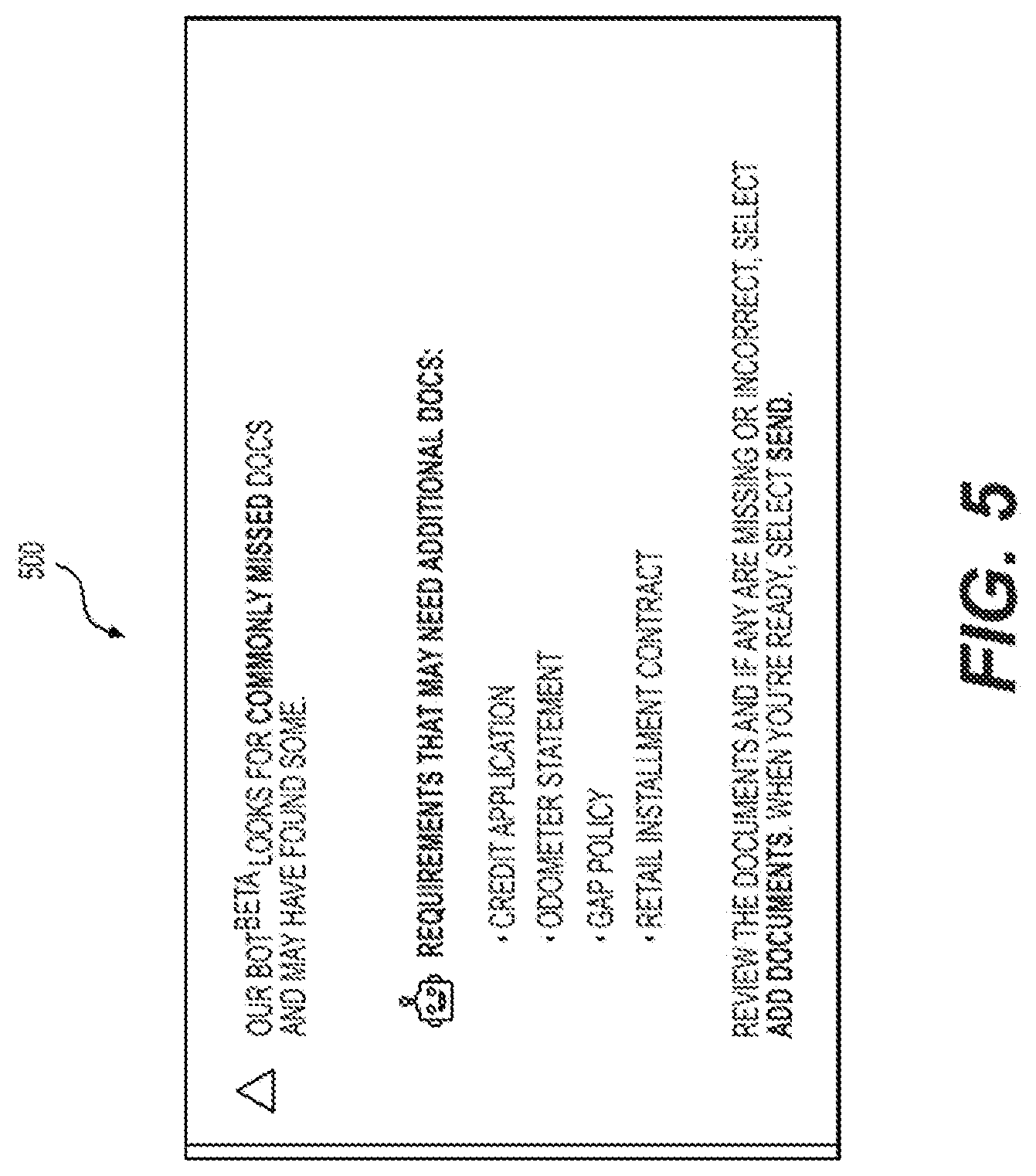Patent US12165425 Figure 5 – Systems and methods for identifying a presence of a completed document