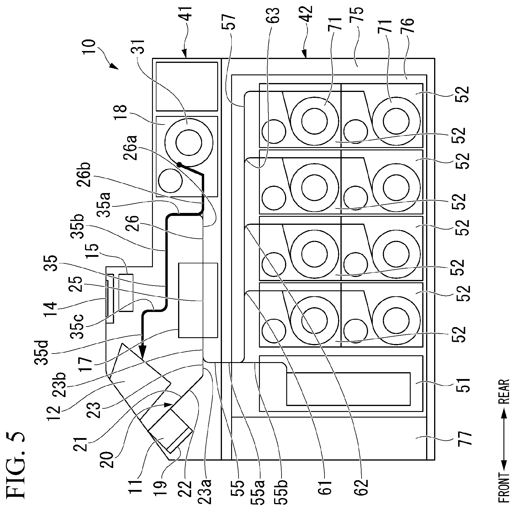 Patent US12165458 Figure 5 – Paper sheet processing device and paper sheet processing method