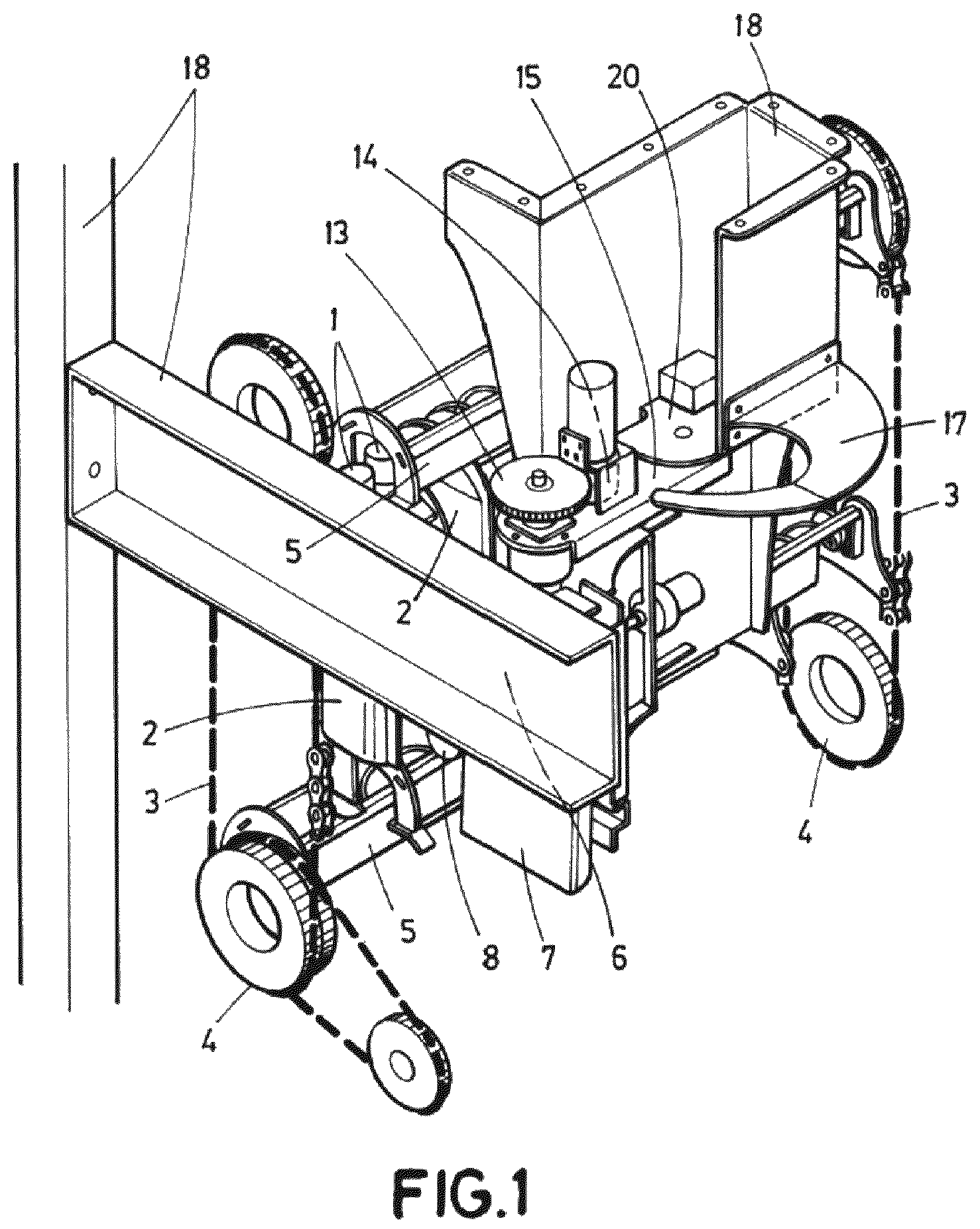 Patent US12165459 Figure 1 – Device and method for dispensing hot and cold liquid products in a dispensing machine