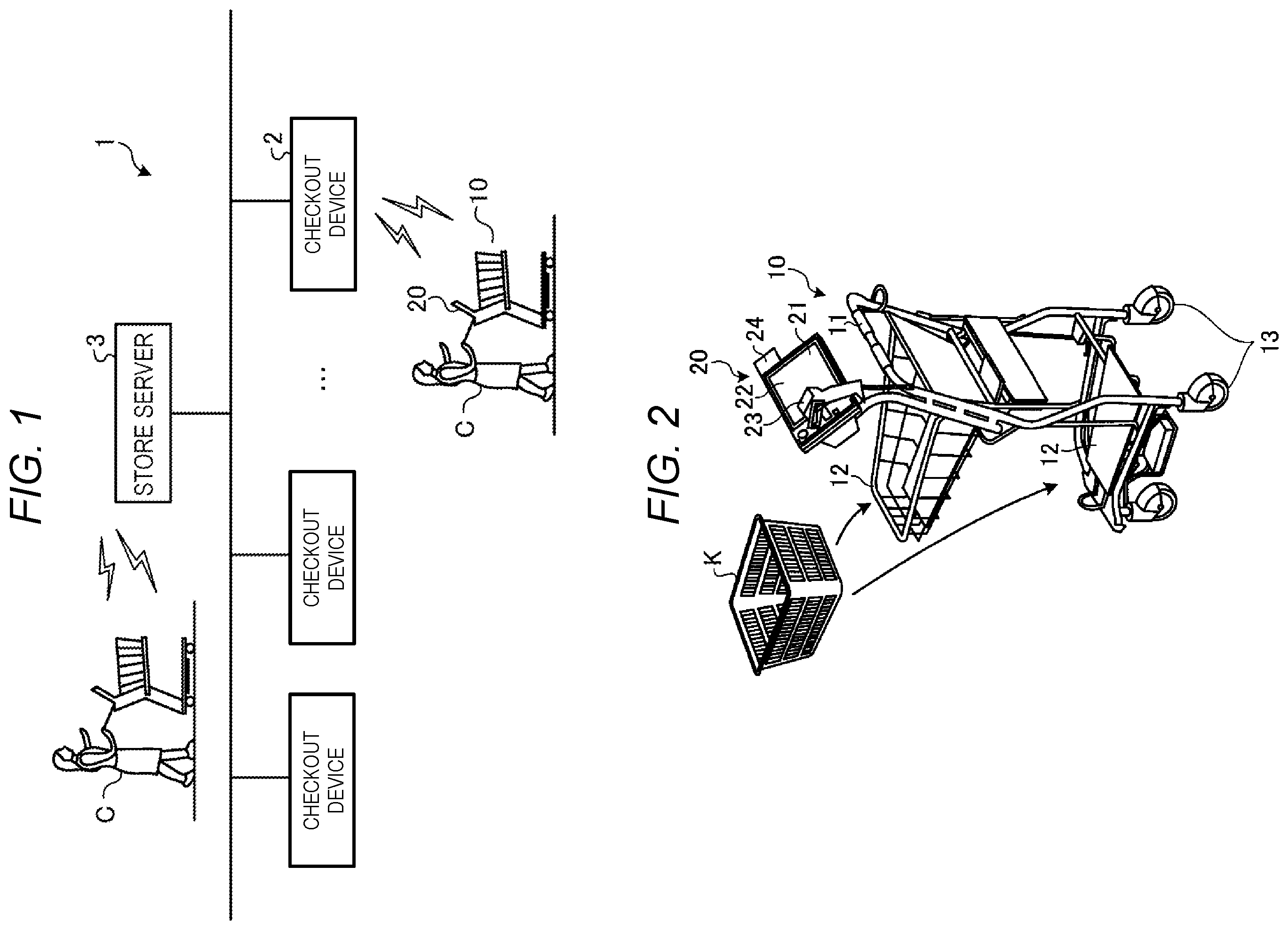 Patent US12165481 Figure 1 – Mobile registration terminal and method for registering an age-restricted commodity