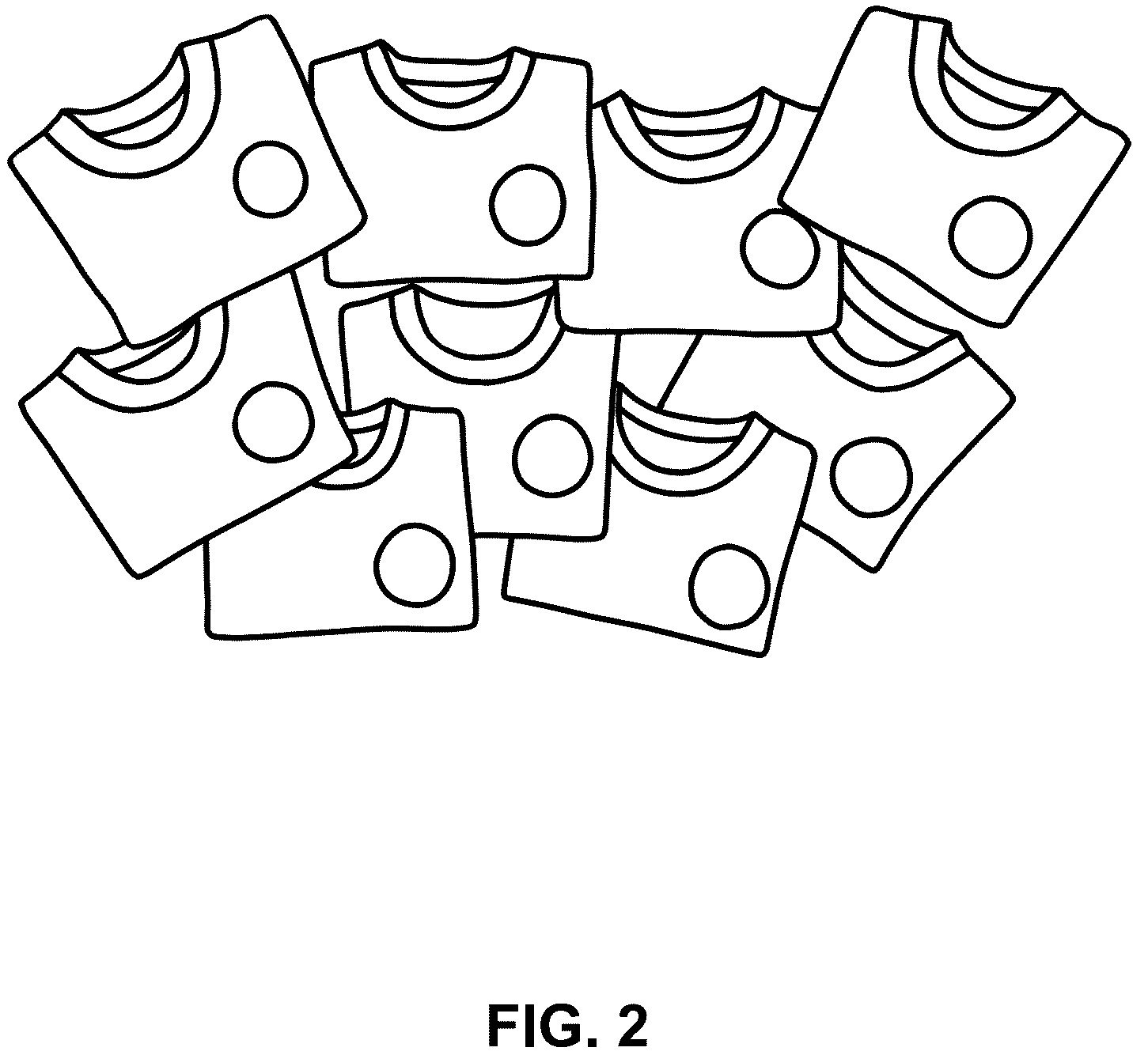 Patent US12165487 Figure 2 – Fabric with embedded information beacon