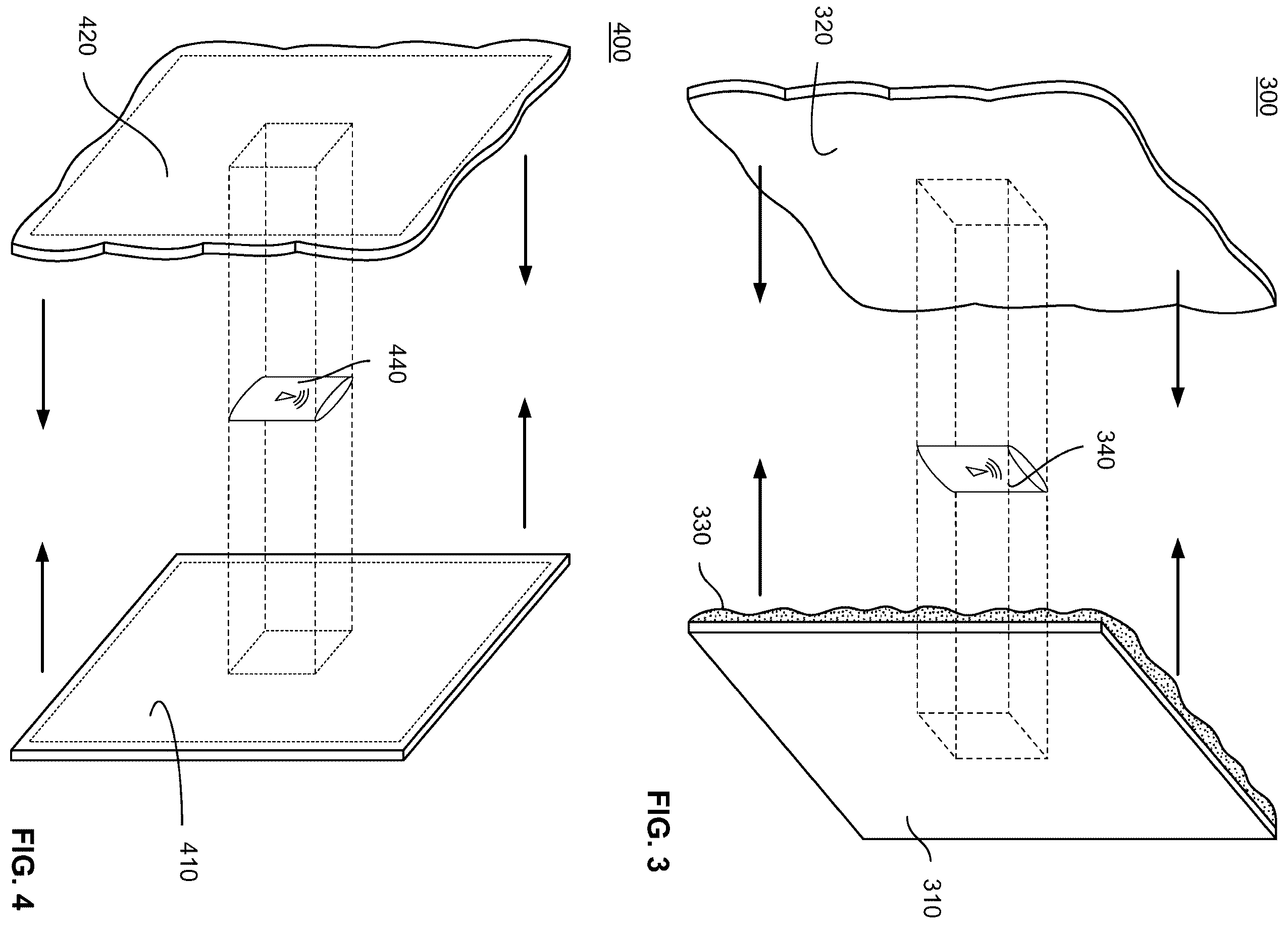 Patent US12165487 Figure 3 – Fabric with embedded information beacon