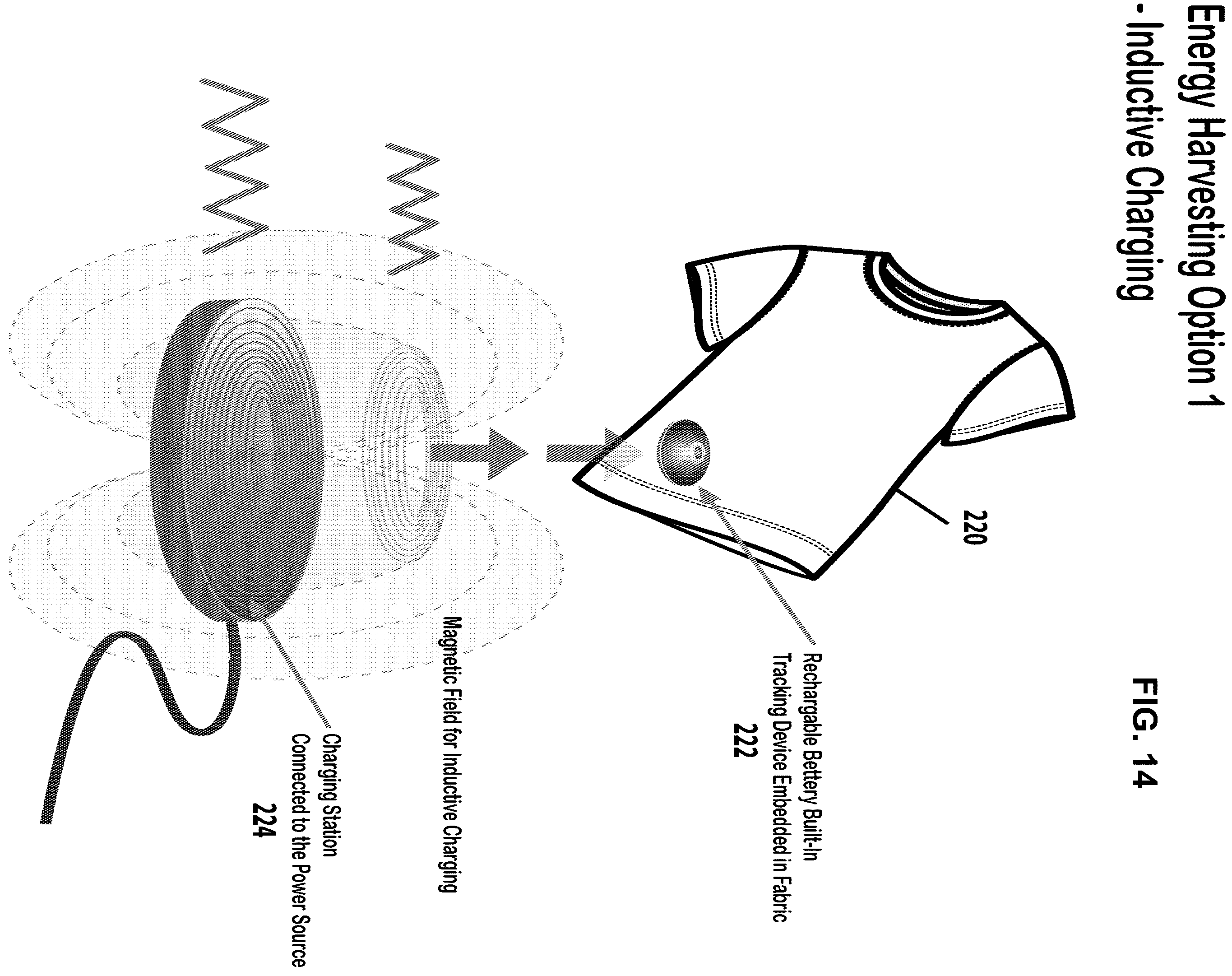 Patent US12165487 Figure 12 – Fabric with embedded information beacon