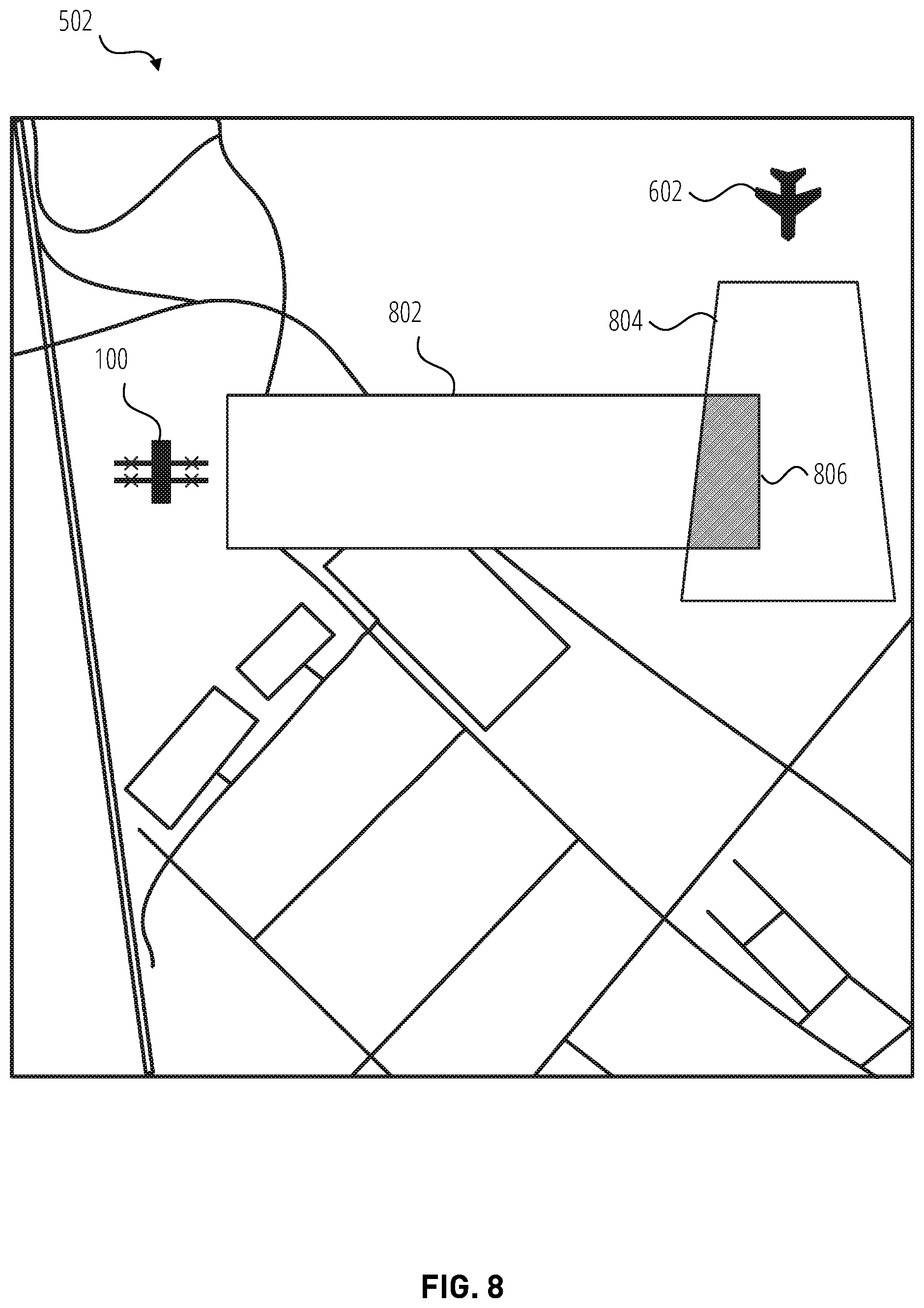 Patent US12165532 Figure 8 – Autonomous control techniques for avoiding collisions with cooperative aircraft