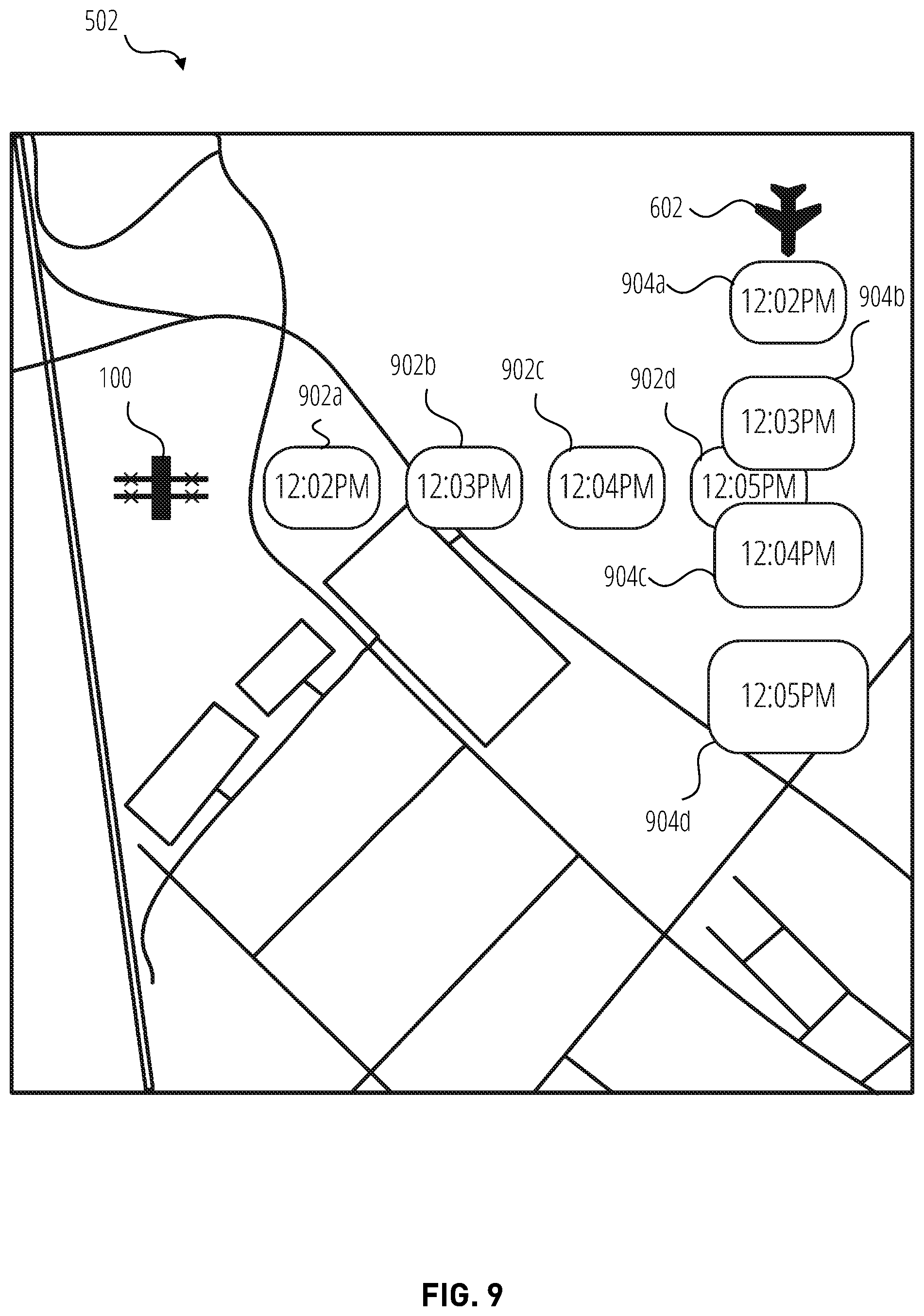 Patent US12165532 Figure 9 – Autonomous control techniques for avoiding collisions with cooperative aircraft