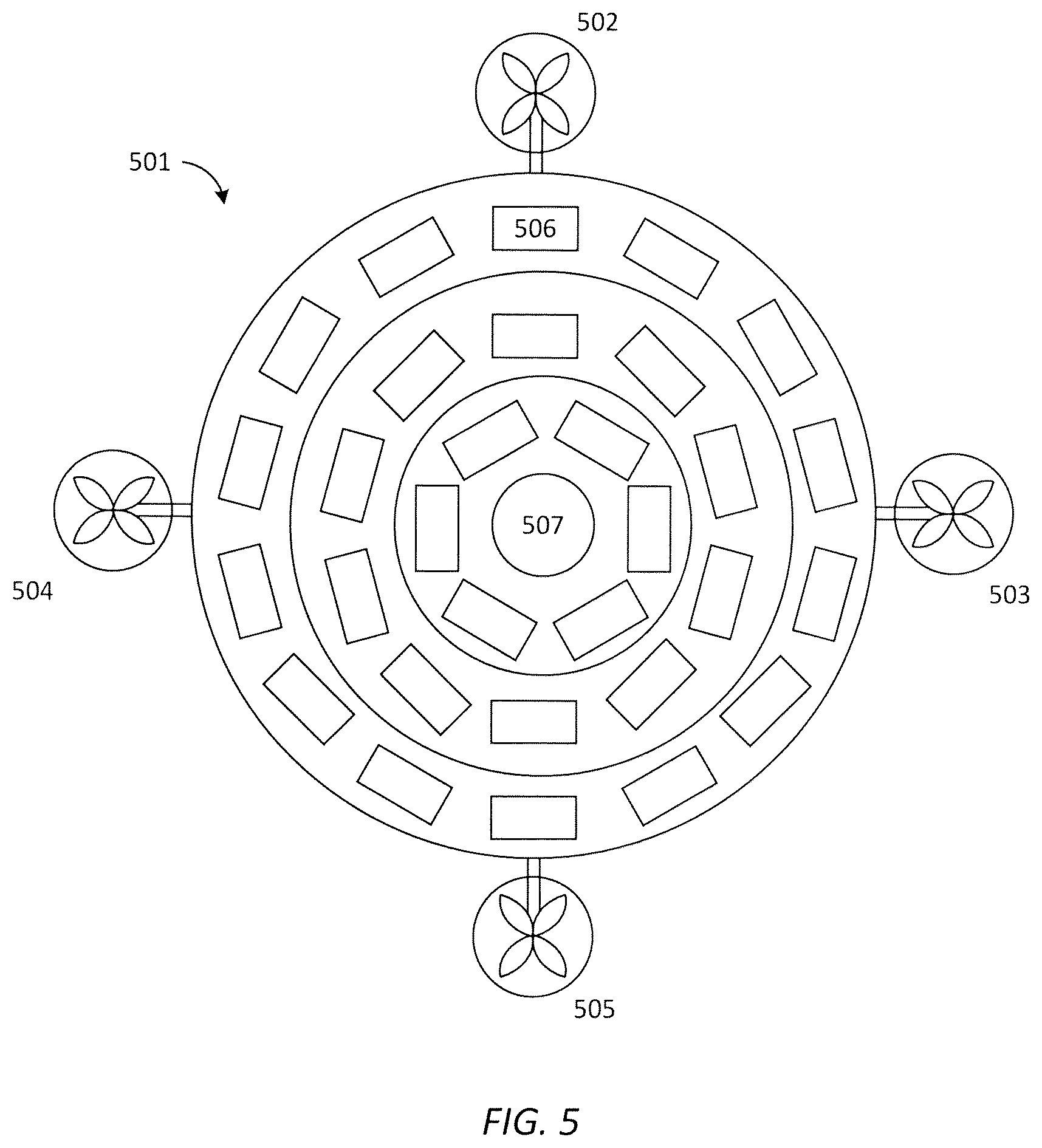 Patent US12165544 Figure 7 – Drone apparatus used in healthcare applications