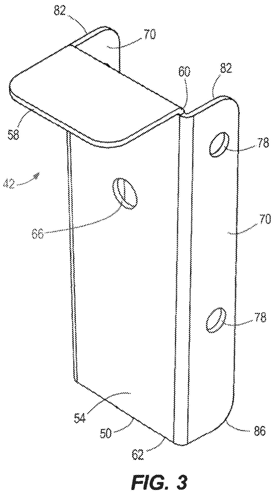 Patent US12165546 Figure 3 – Height adjustable sign holder