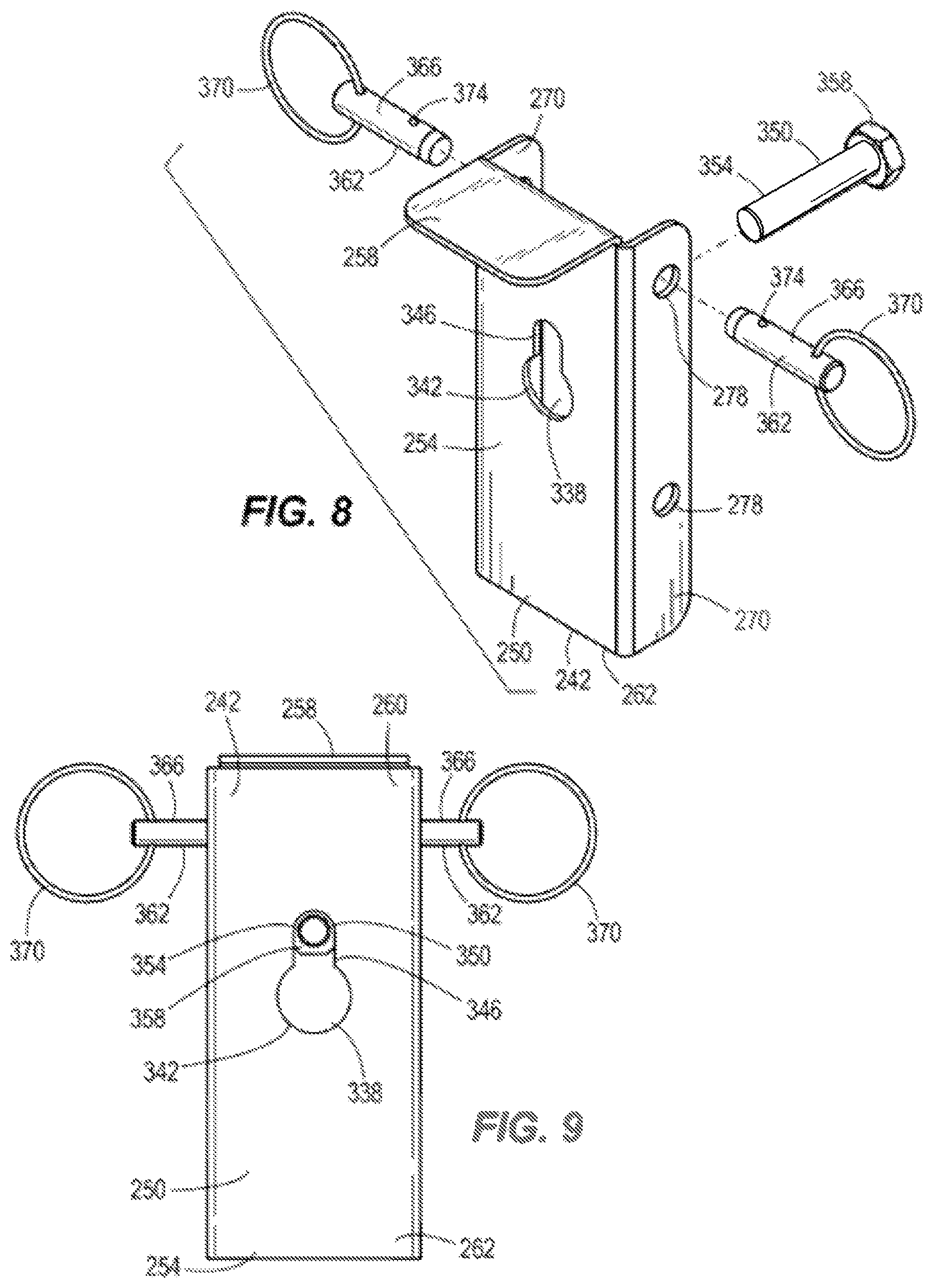 Patent US12165546 Figure 8 – Height adjustable sign holder