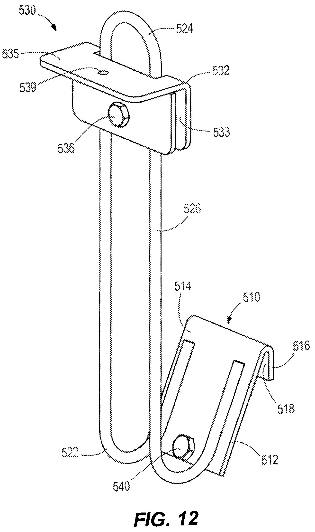 Patent US12165546 Figure 11 – Height adjustable sign holder