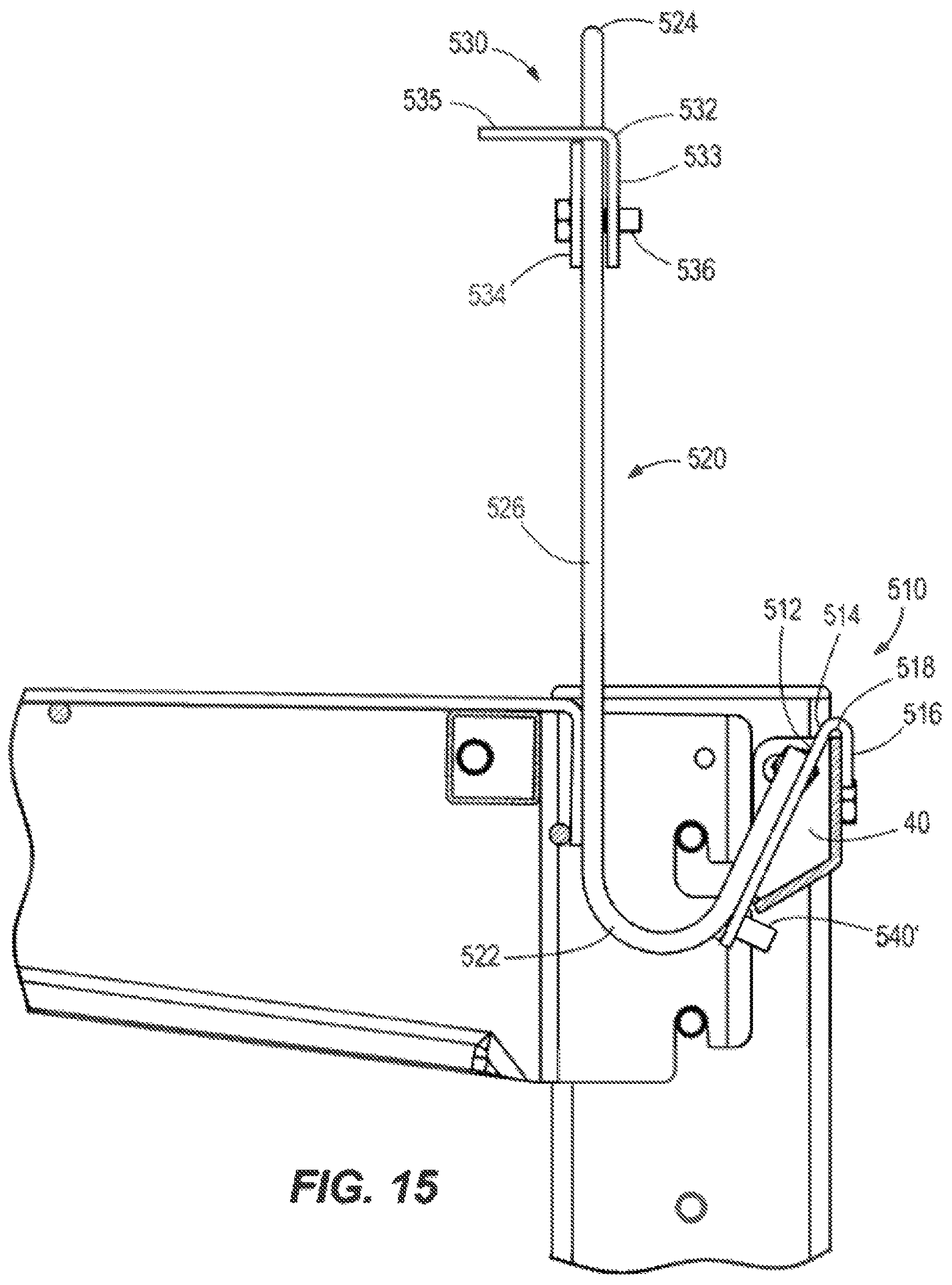 Patent US12165546 Figure 14 – Height adjustable sign holder
