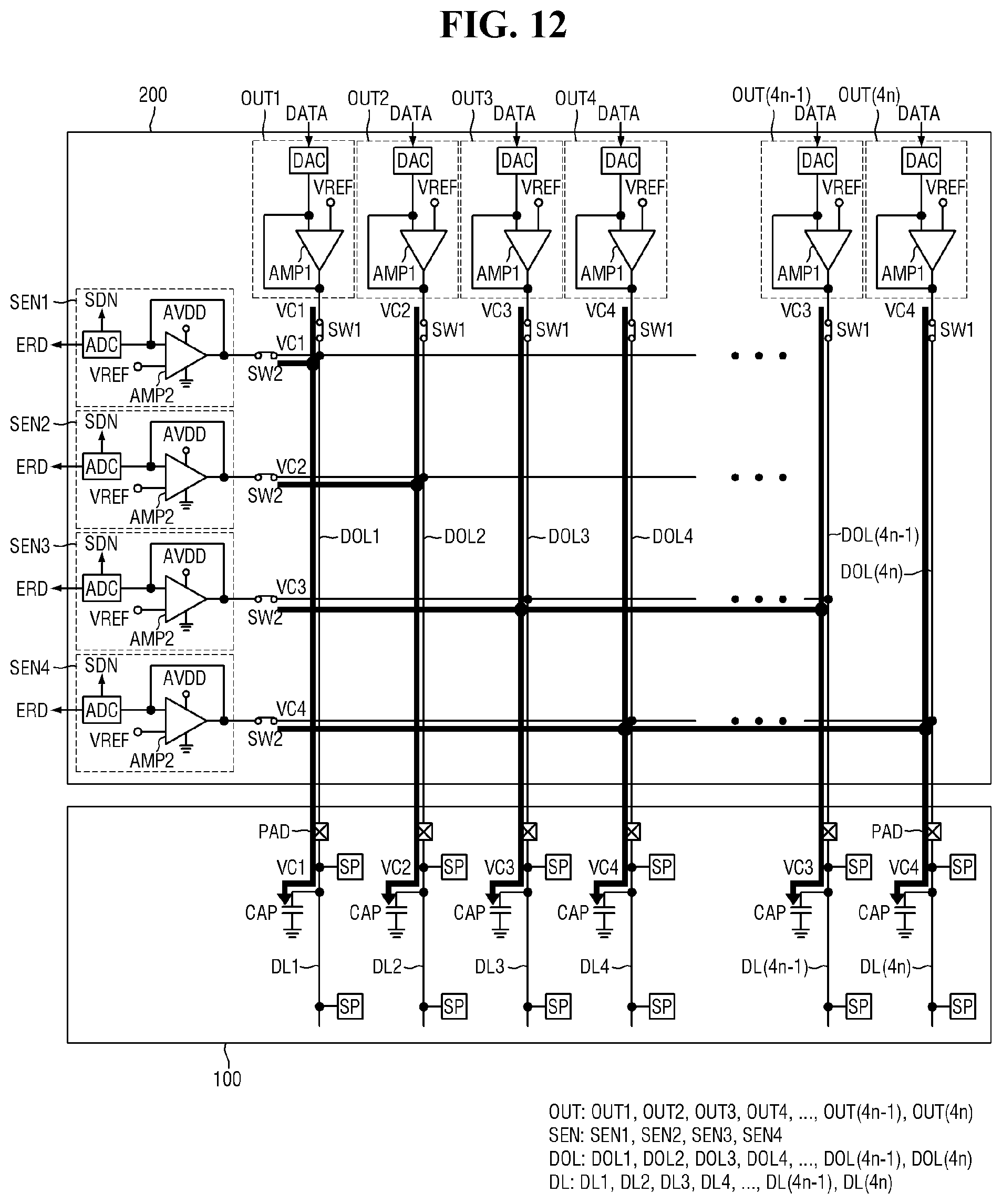 Patent US12165565 Figure 12 – Display device
