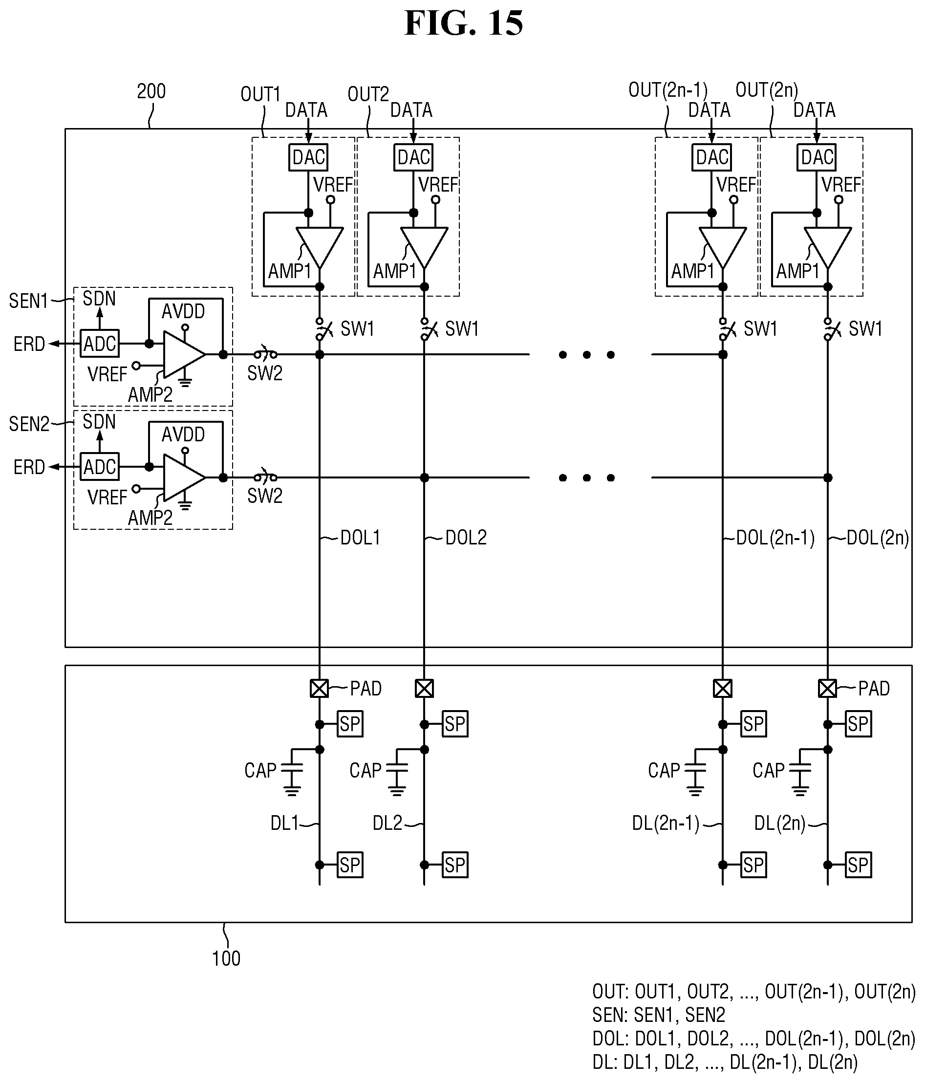 Patent US12165565 Figure 15 – Display device