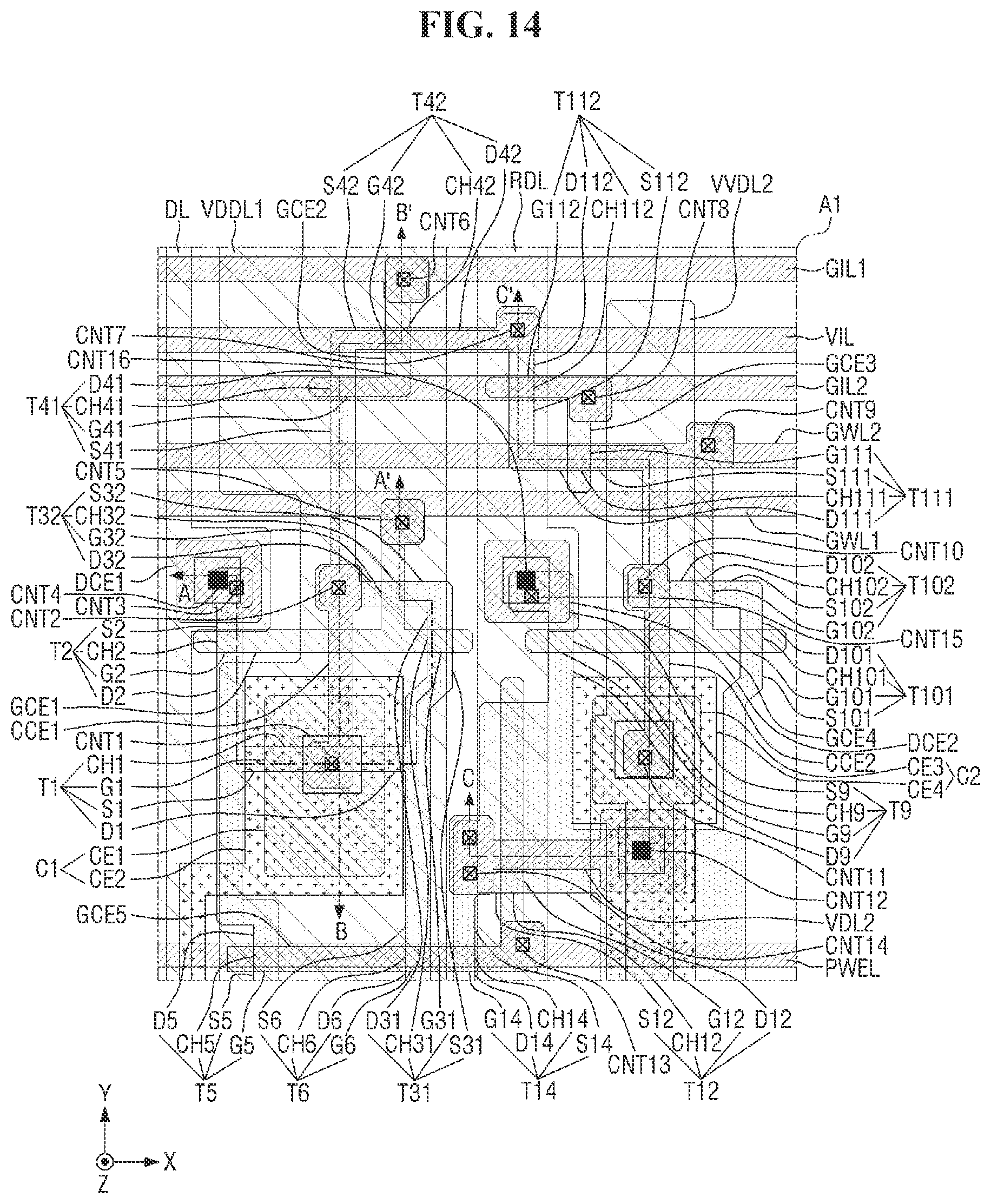 Patent US12165568 Figure 14 – Display device