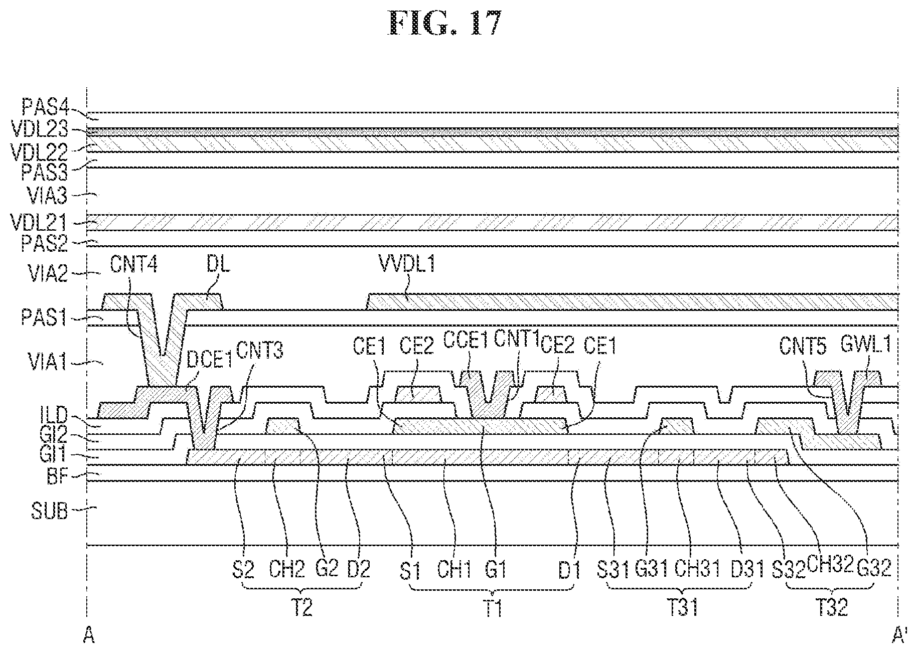 Patent US12165568 Figure 17 – Display device