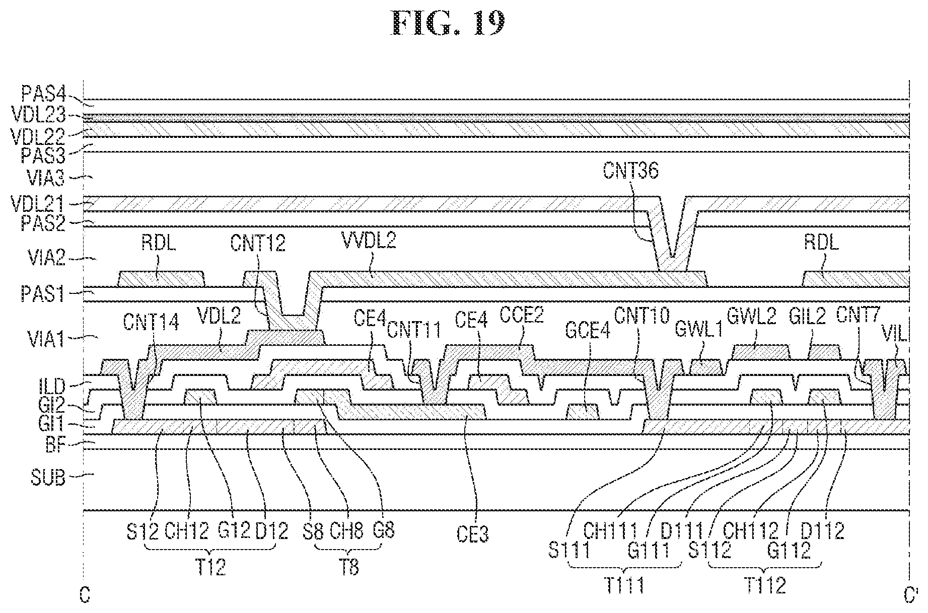 Patent US12165568 Figure 19 – Display device