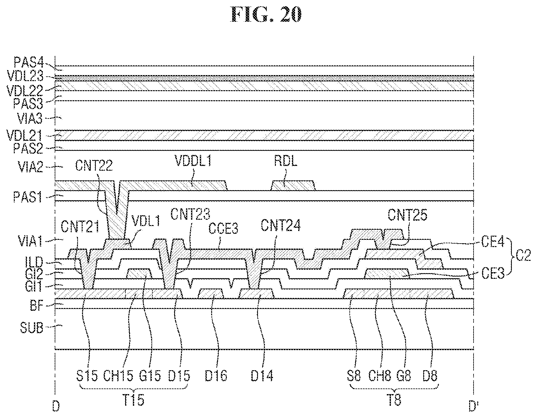 Patent US12165568 Figure 20 – Display device