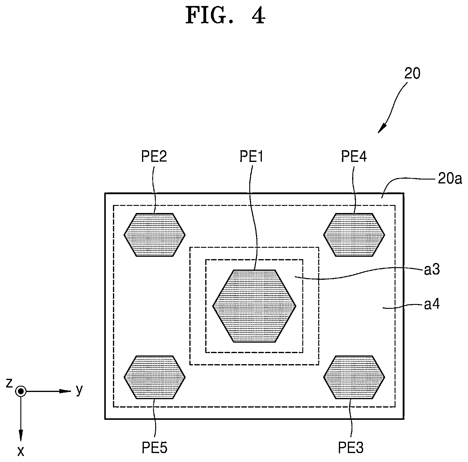 Patent US12165571 Figure 4 – Driving circuit board, electronic apparatus including driving circuit board, and method of fabricating electronic apparatus