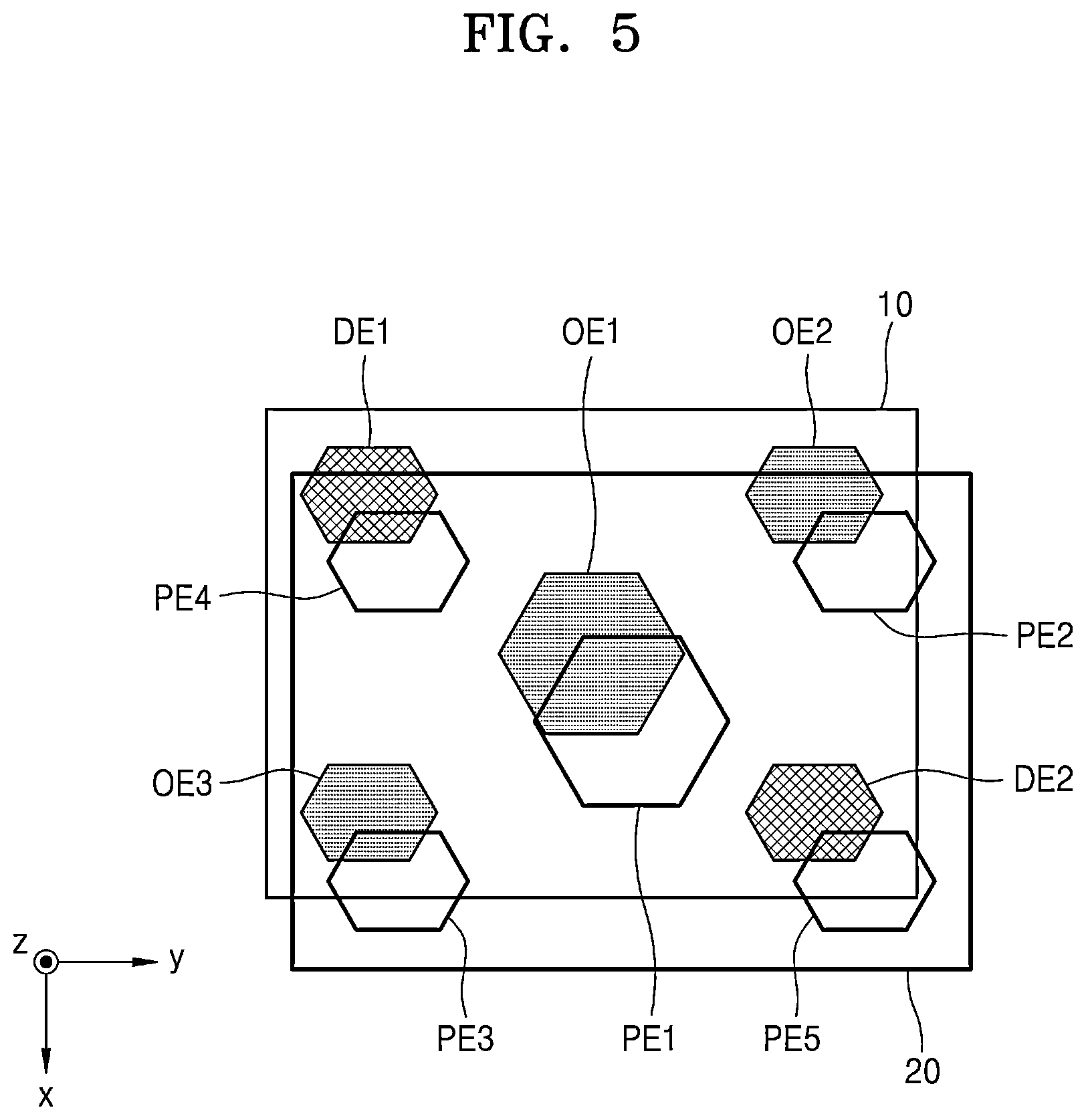 Patent US12165571 Figure 5 – Driving circuit board, electronic apparatus including driving circuit board, and method of fabricating electronic apparatus
